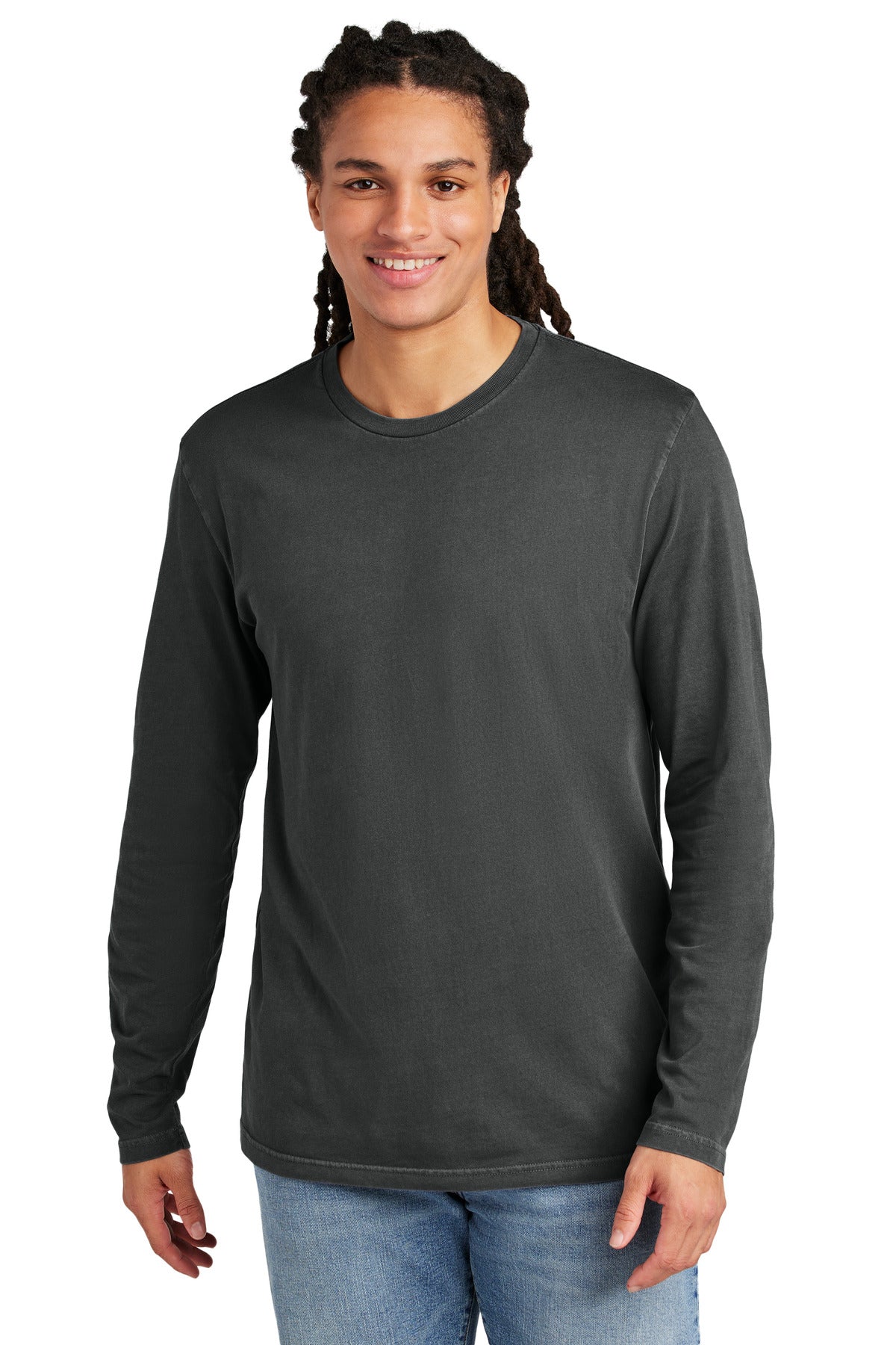 District Wash ™  Long Sleeve Tee DT2103 | Add Your Logo