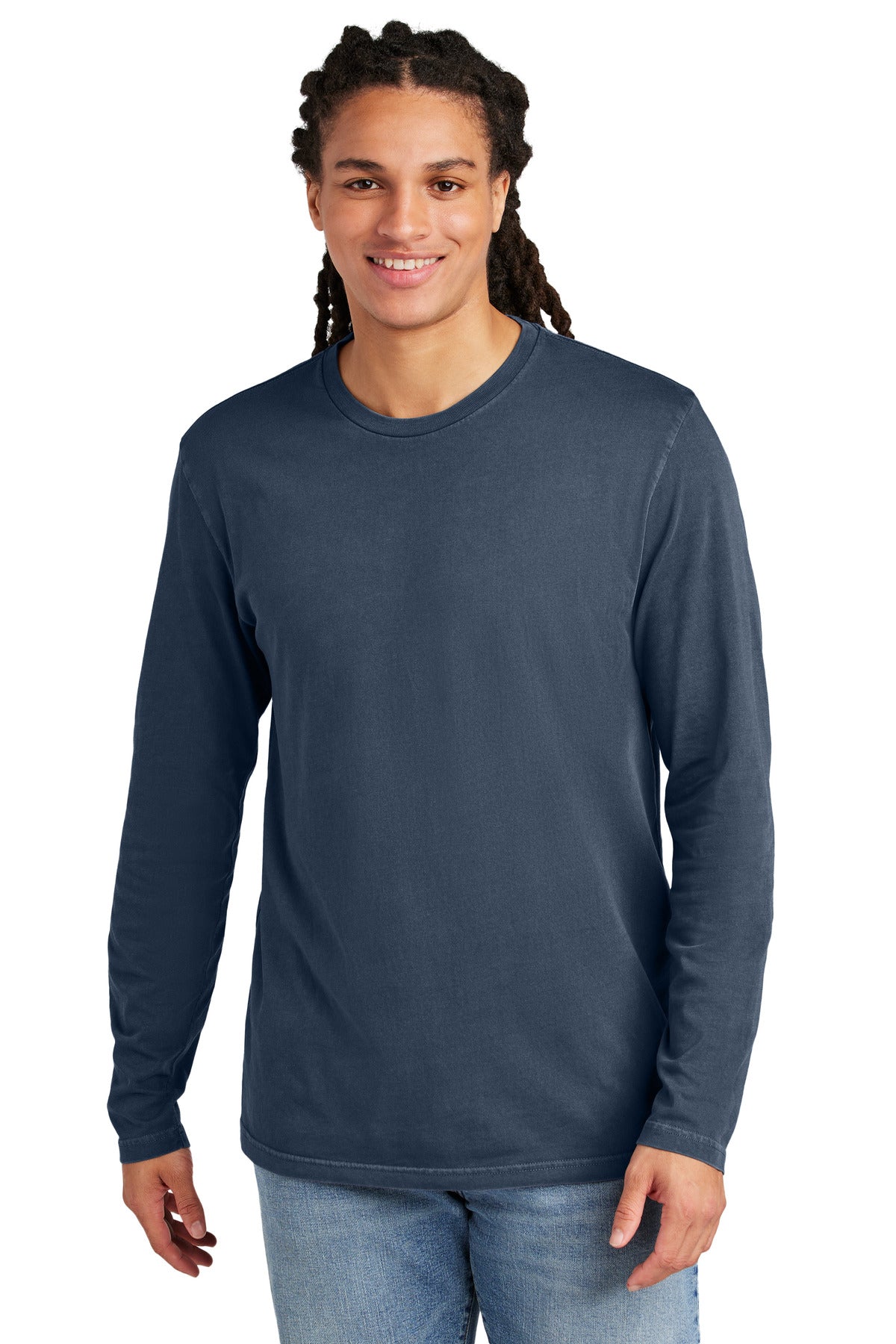District Wash ™  Long Sleeve Tee DT2103 | Add Your Logo