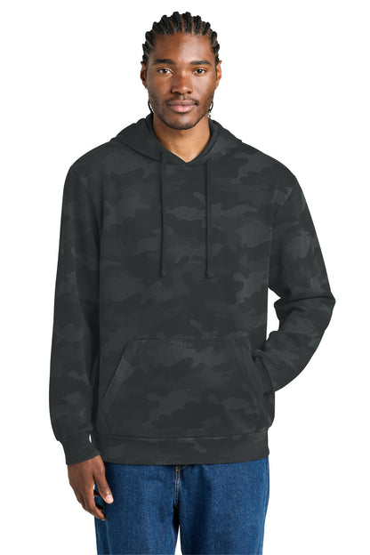 District Wash ™  Camo Fleece Hoodie DT2200C | Add Your Logo