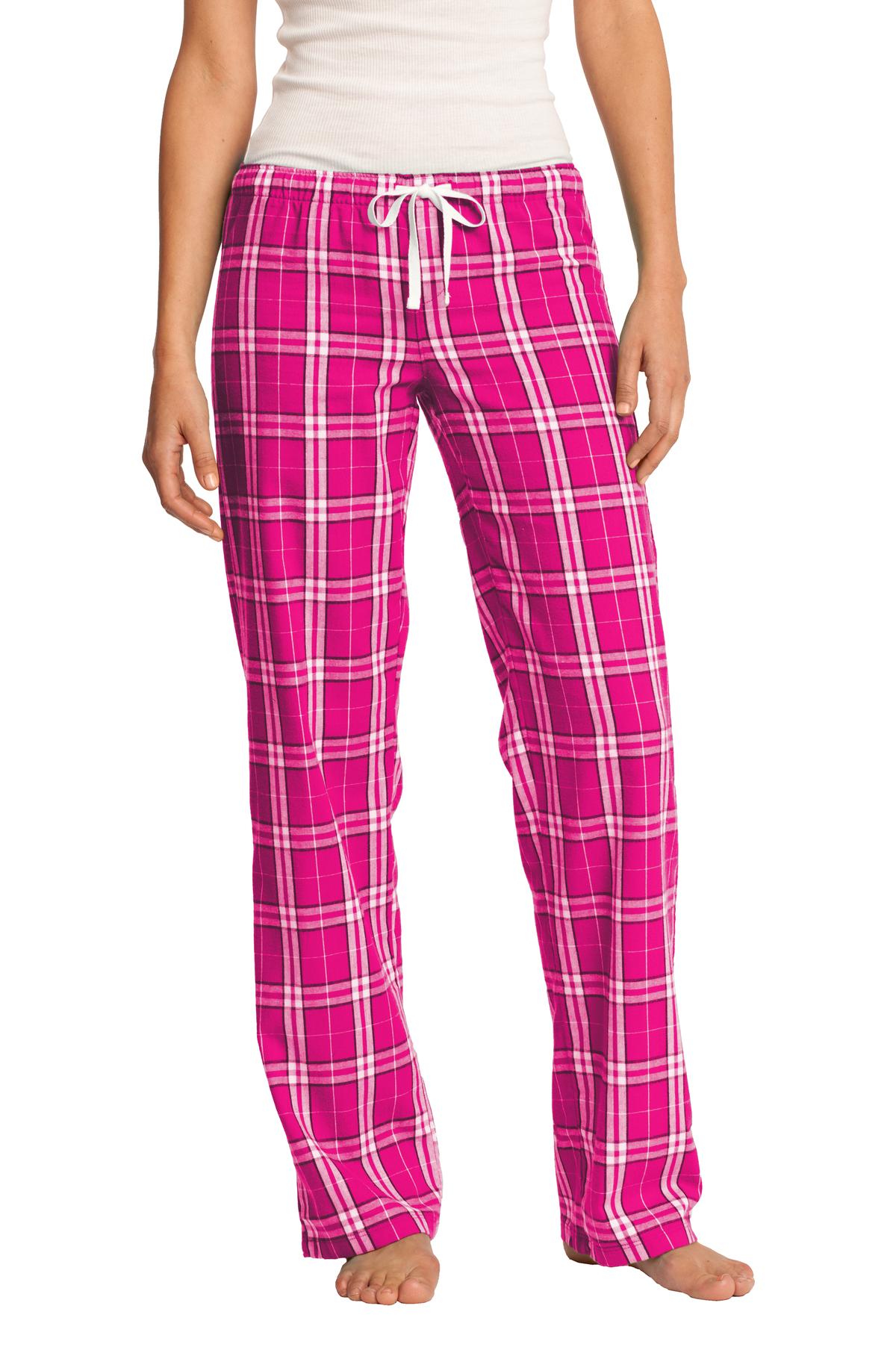 District ®  Women's Flannel Plaid Pant. DT2800 | Add Your Logo