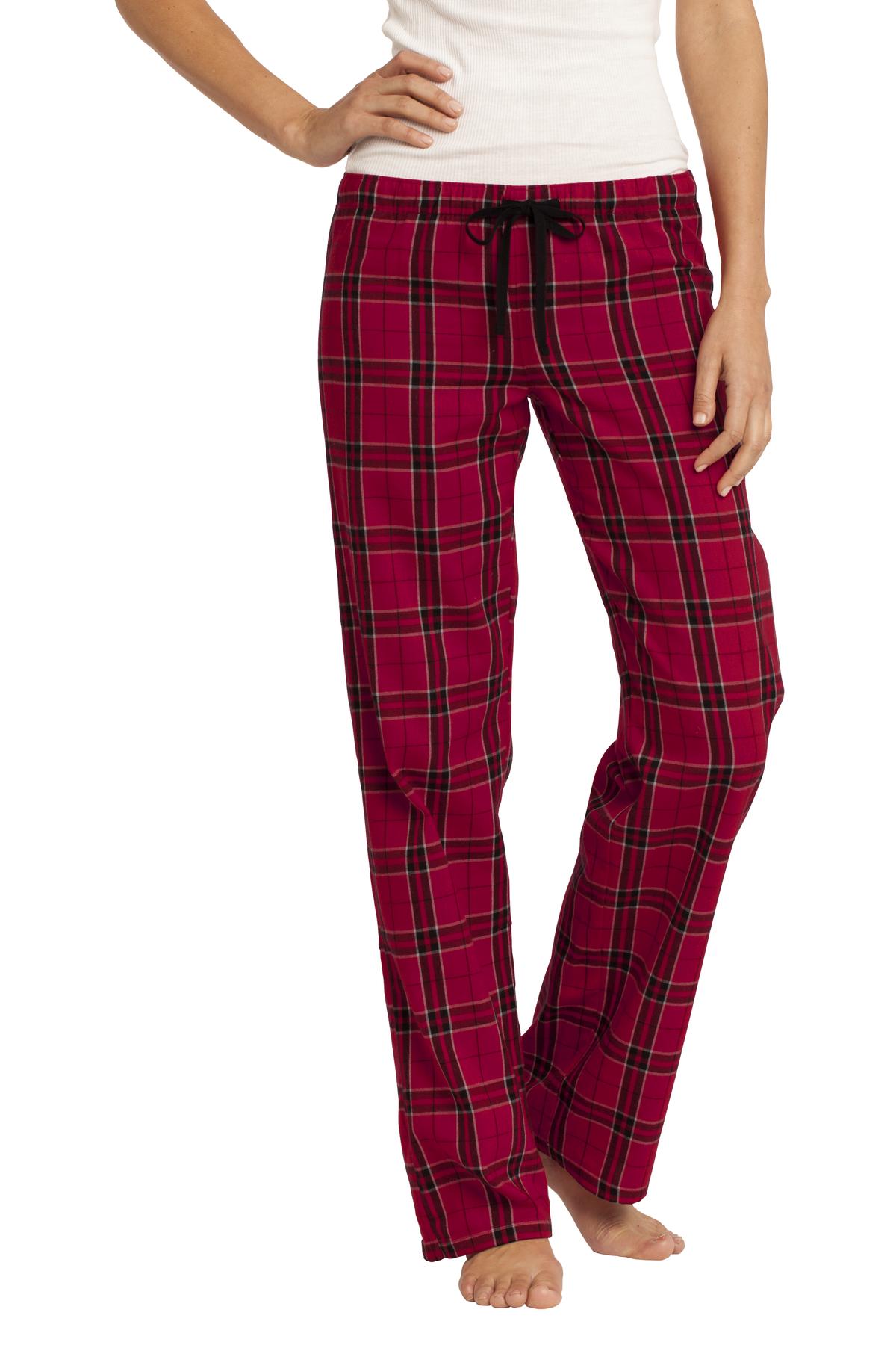 District ®  Women's Flannel Plaid Pant. DT2800 | Add Your Logo