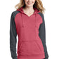 District   Women's Lightweight Fleece Raglan Hoodie.  DT296