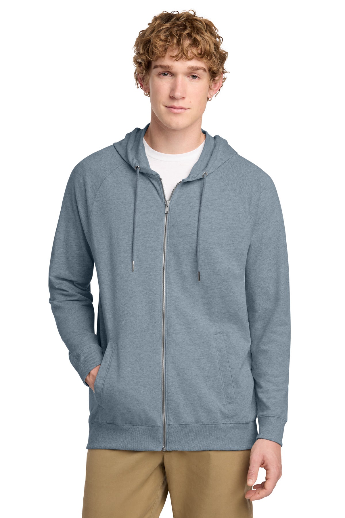 District ®  Featherweight French Terry ™  Full-Zip Hoodie DT573 | Add Your Logo