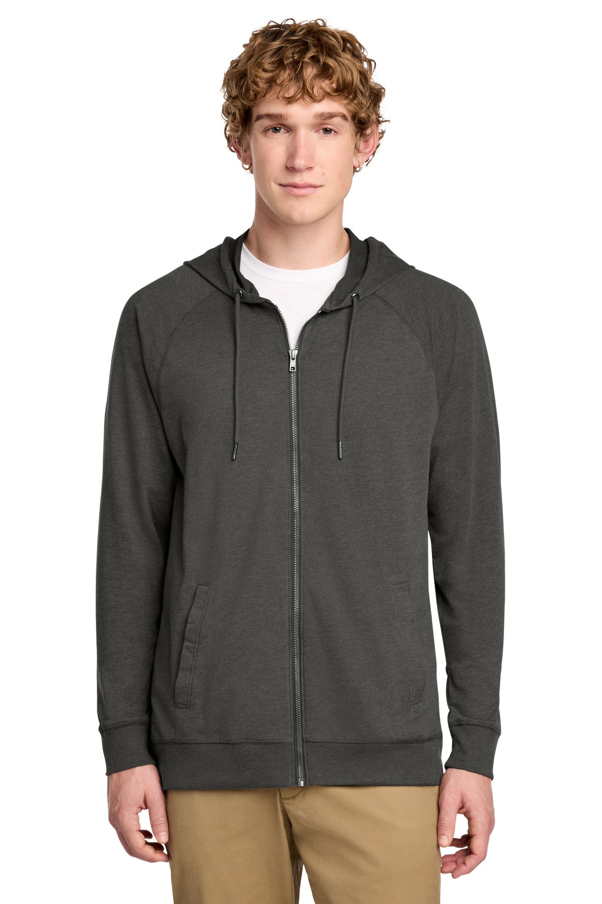 District ®  Featherweight French Terry ™  Full-Zip Hoodie DT573 | Add Your Logo