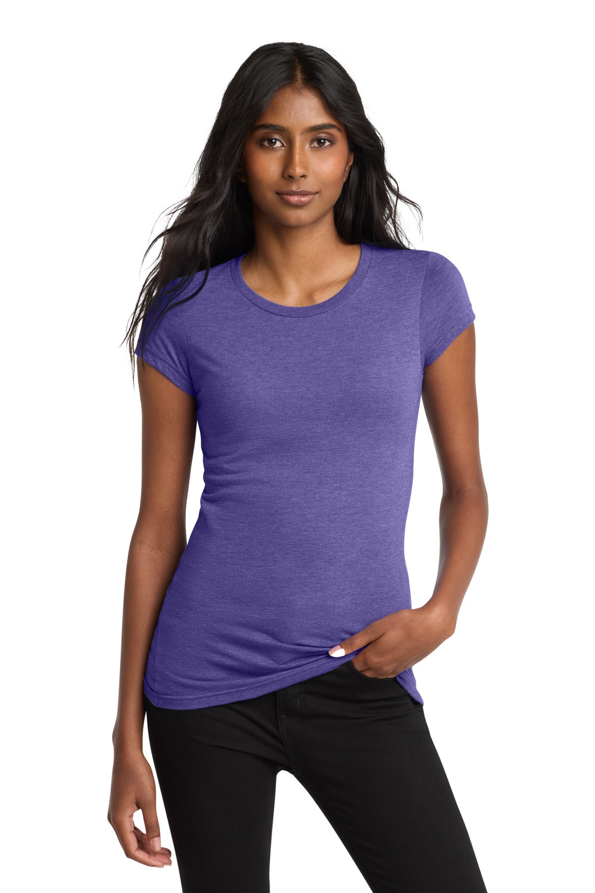 District ®  Women's Fitted Very Important Tee ® . DT6001 | Add Your Logo