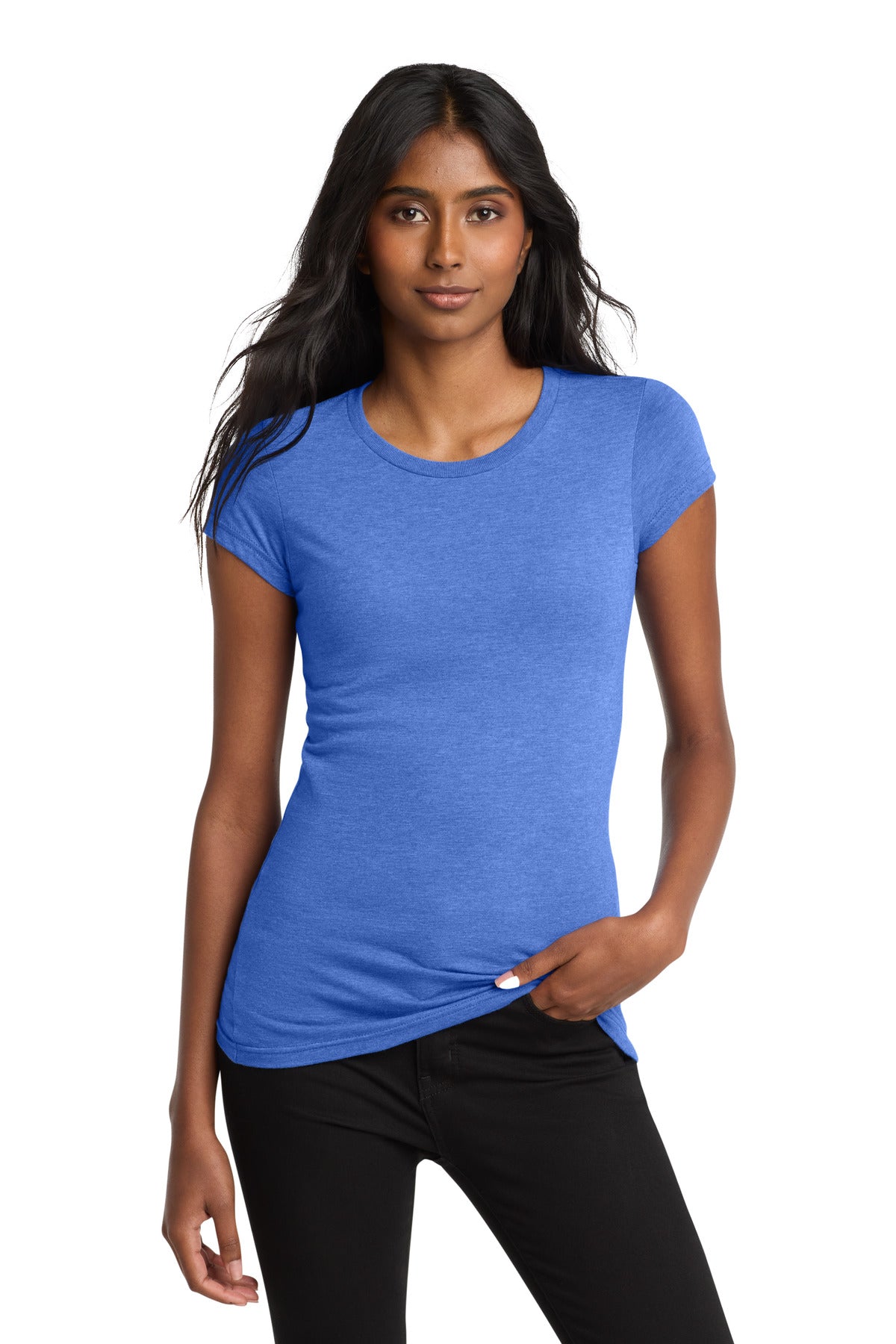 District ®  Women's Fitted Very Important Tee ® . DT6001 | Add Your Logo