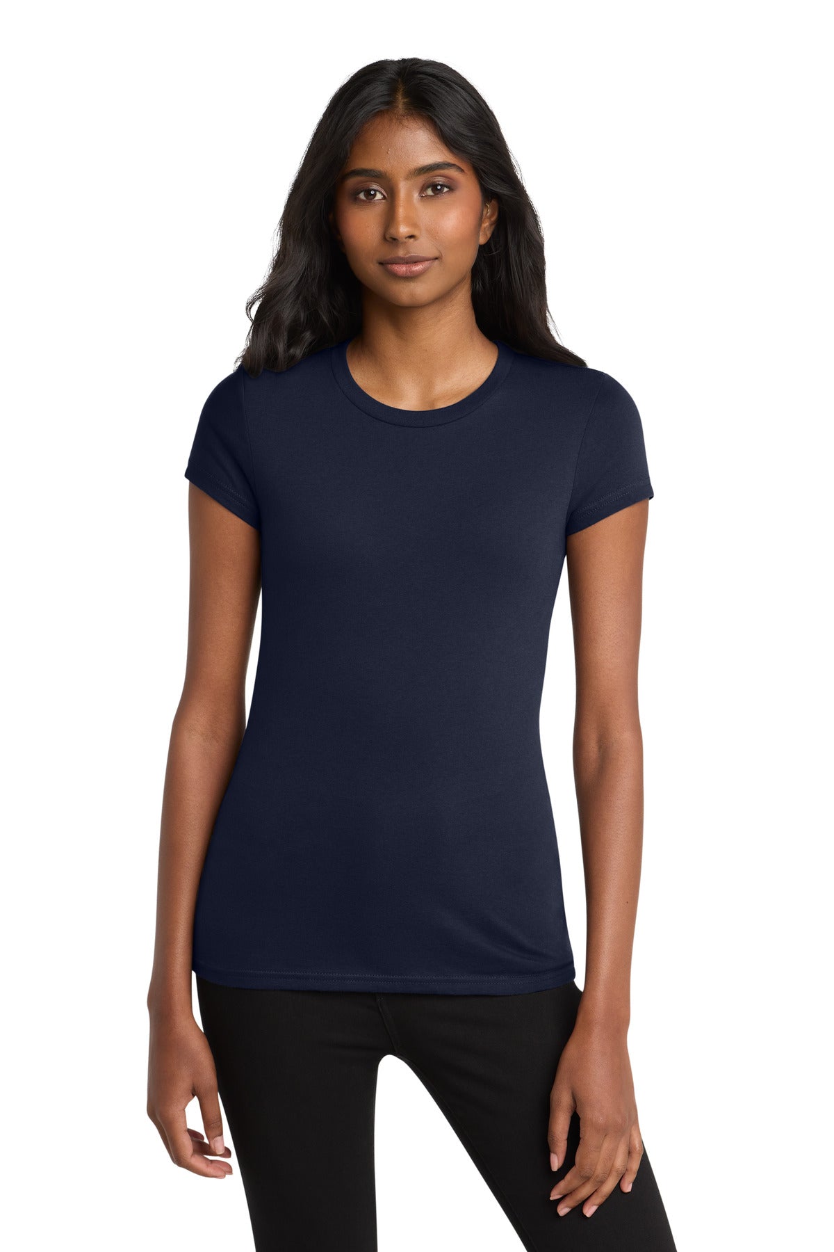 District ®  Women's Fitted Very Important Tee ® . DT6001 | Add Your Logo