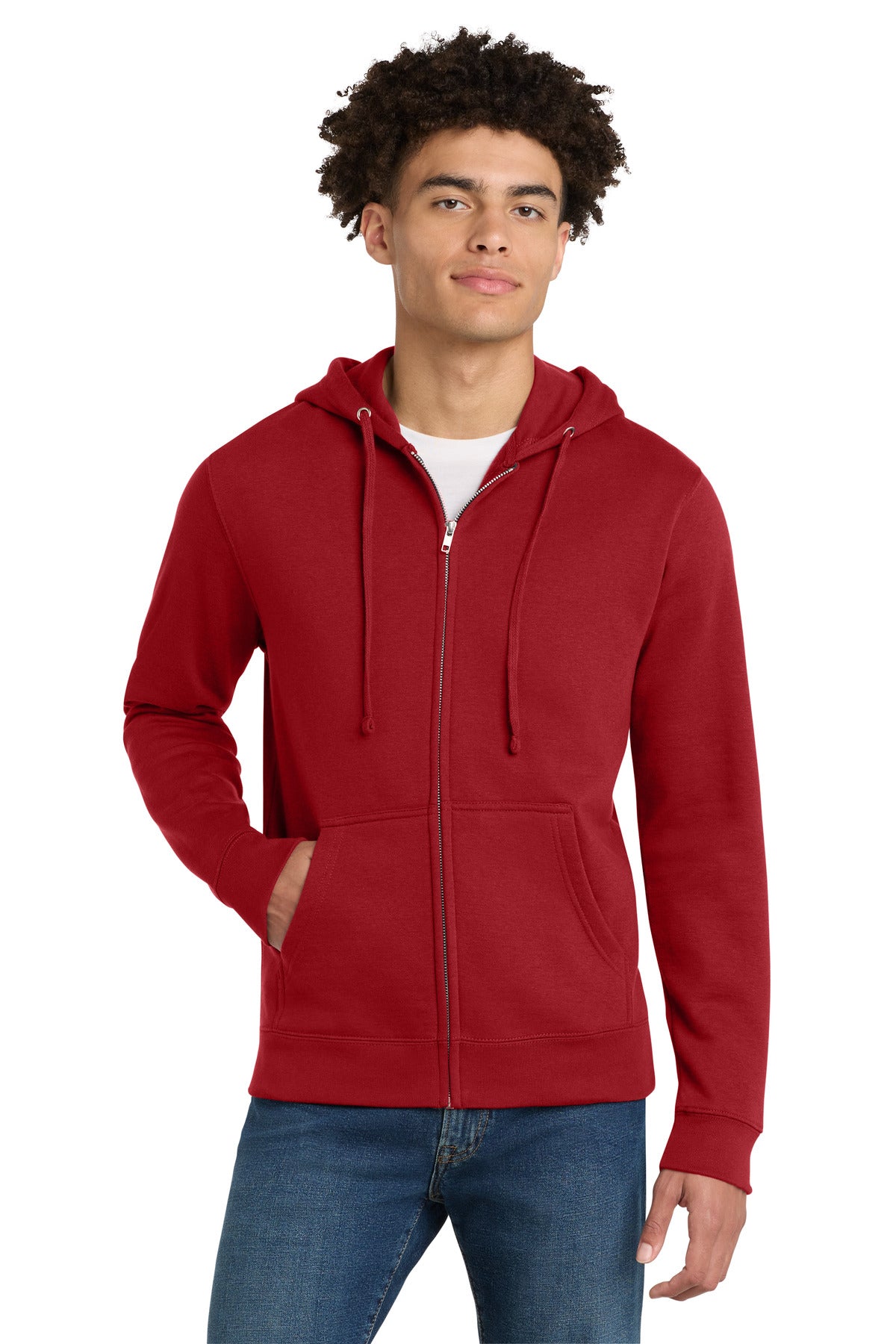 District ®  V.I.T. ™ Fleece Full-Zip Hoodie DT6102 | Add Your Logo