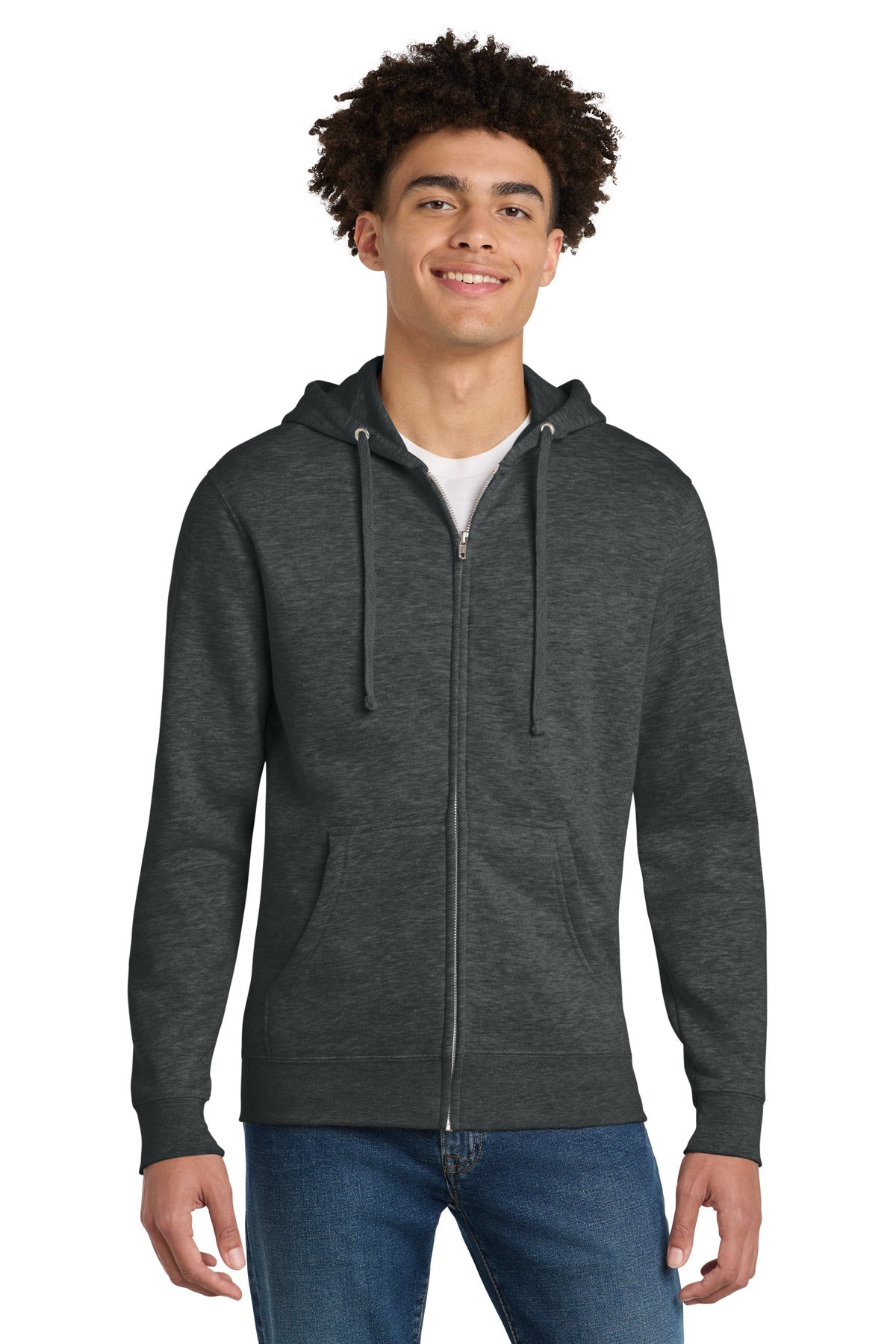 District ®  V.I.T. ™ Fleece Full-Zip Hoodie DT6102 | Add Your Logo
