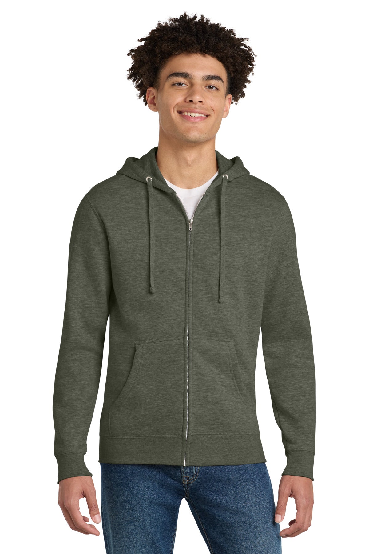 District ®  V.I.T. ™ Fleece Full-Zip Hoodie DT6102 | Add Your Logo