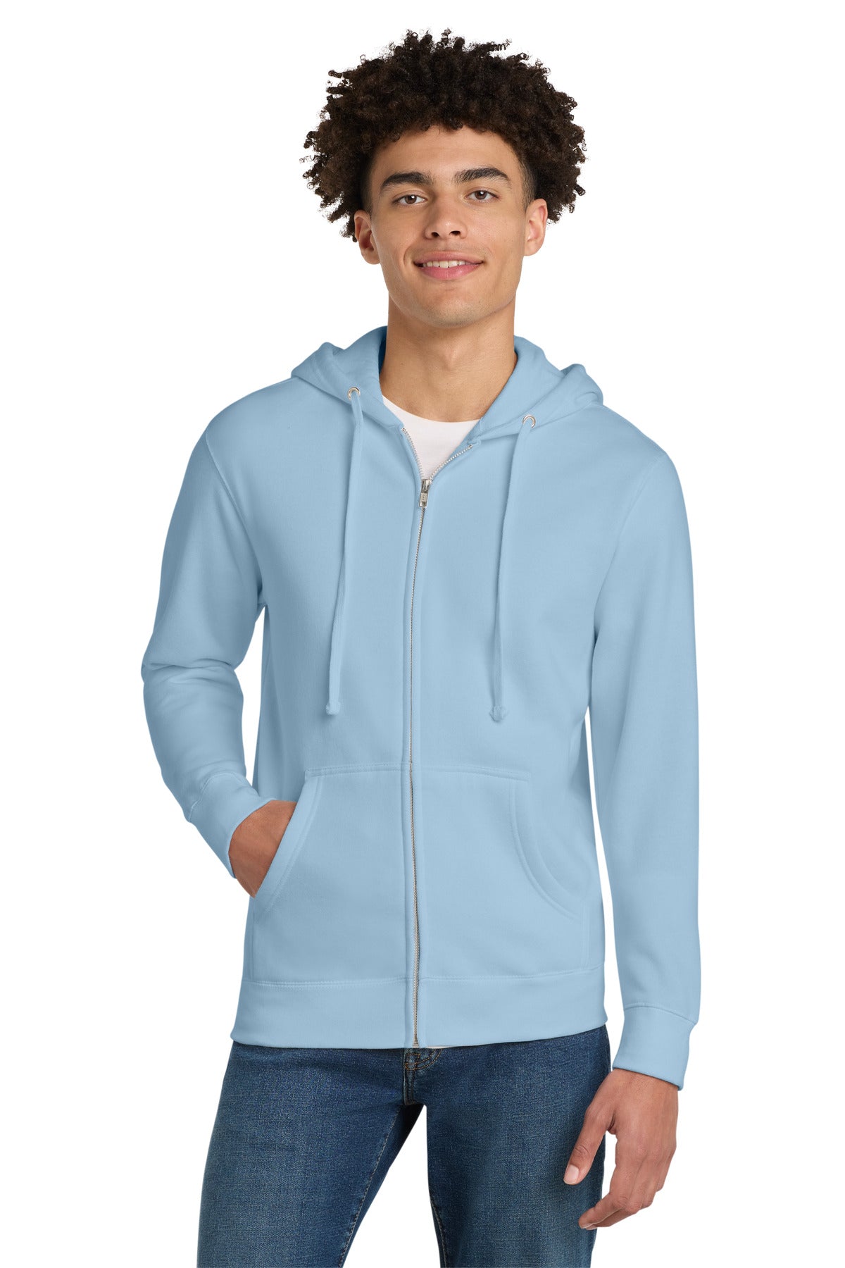 District ®  V.I.T. ™ Fleece Full-Zip Hoodie DT6102 | Add Your Logo