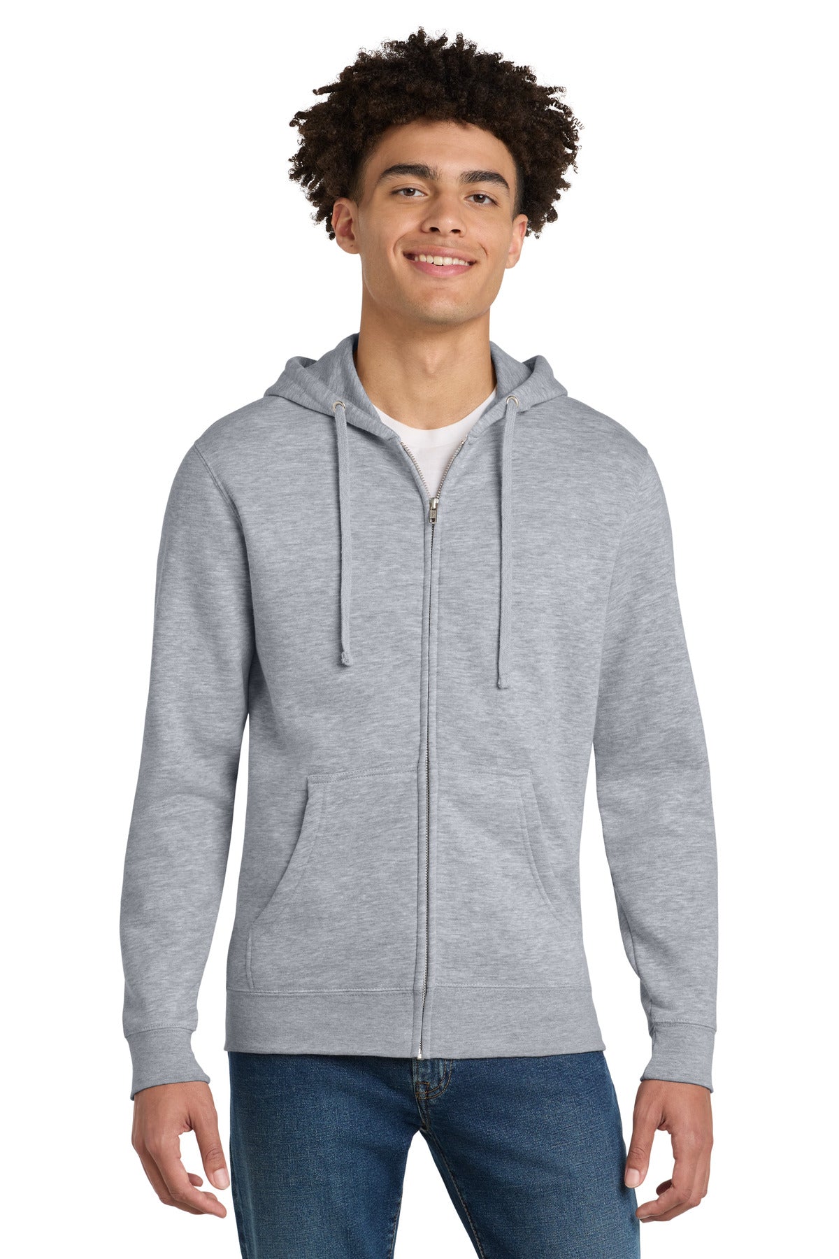 District ®  V.I.T. ™ Fleece Full-Zip Hoodie DT6102 | Add Your Logo