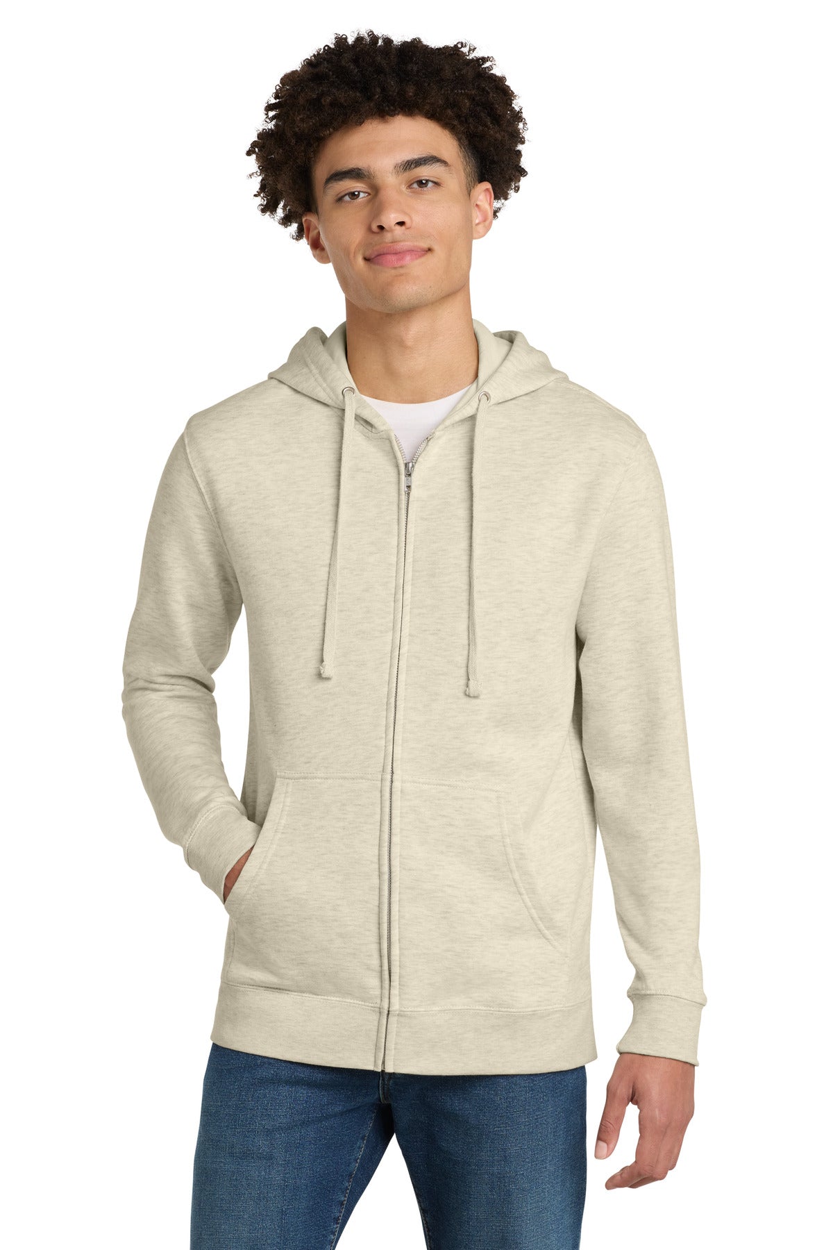 District ®  V.I.T. ™ Fleece Full-Zip Hoodie DT6102 | Add Your Logo