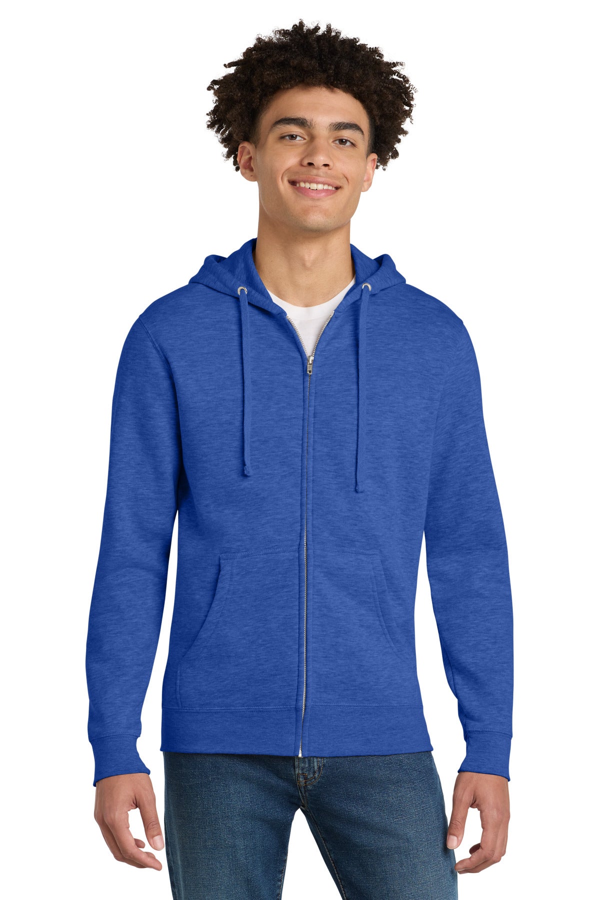 District ®  V.I.T. ™ Fleece Full-Zip Hoodie DT6102 | Add Your Logo