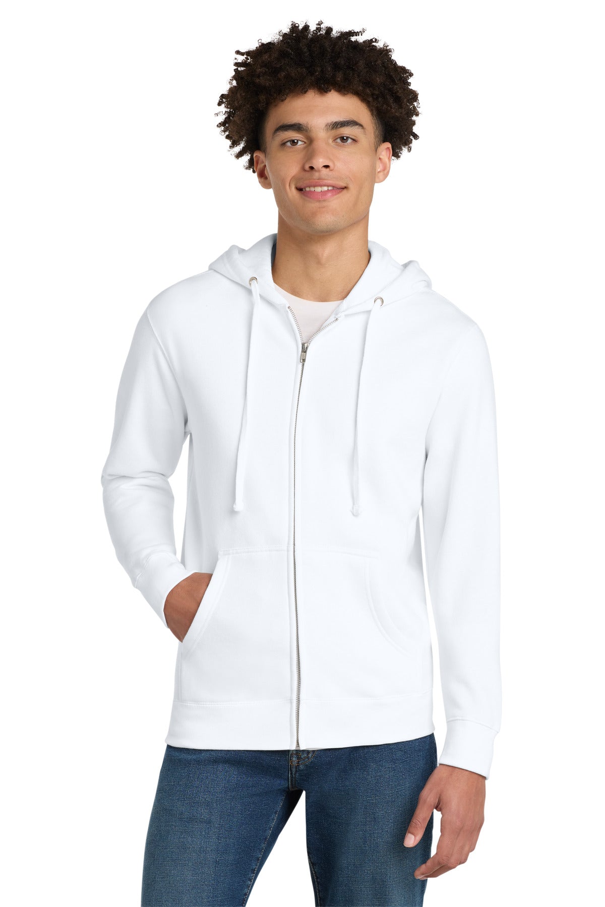 District ®  V.I.T. ™ Fleece Full-Zip Hoodie DT6102 | Add Your Logo