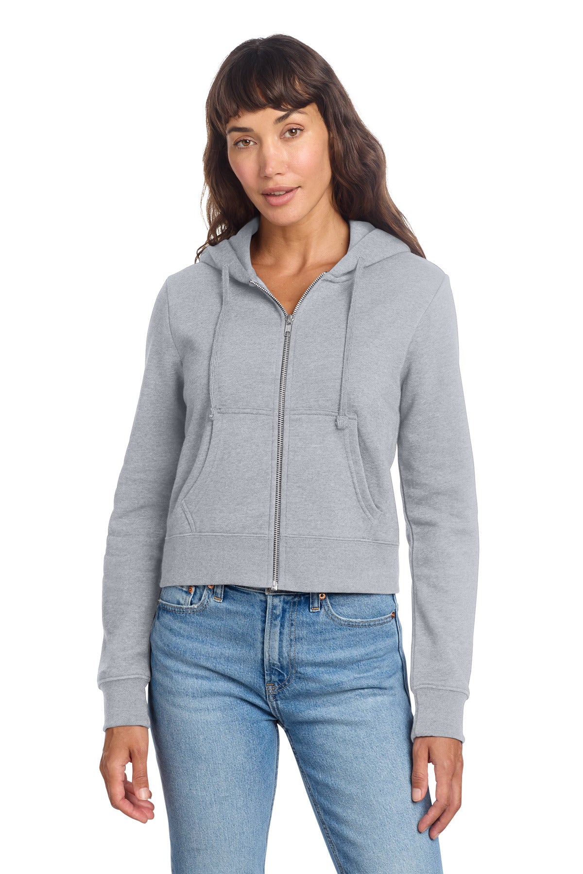 District ®  Women's V.I.T. ™  Fleece Full-Zip Hoodie DT6103 | Add Your Logo