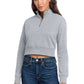 District ®  Women's V.I.T. ™  Fleece 1/2-Zip DT6111 | Add Your Logo