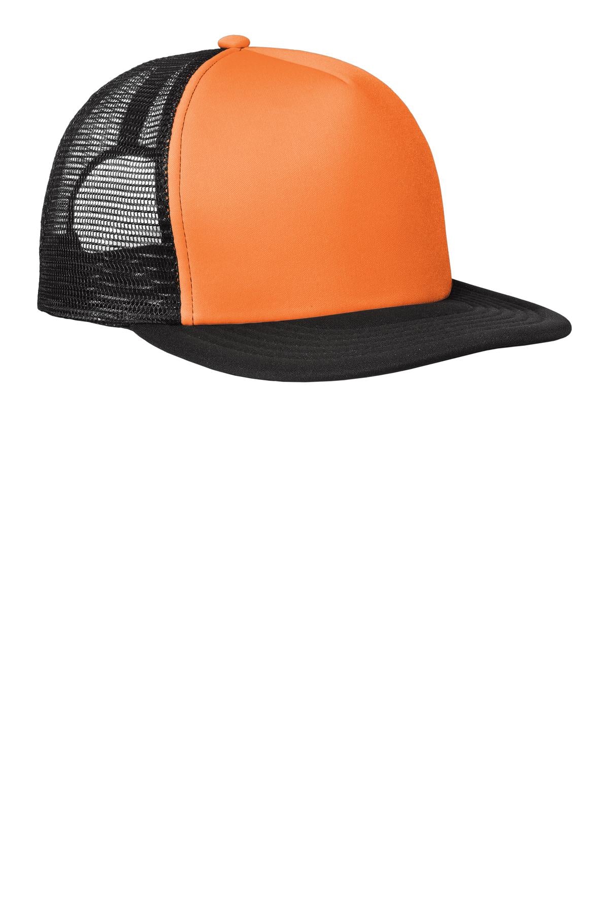 District ®  Flat Bill Snapback Trucker Cap. DT624 | Add Your Logo