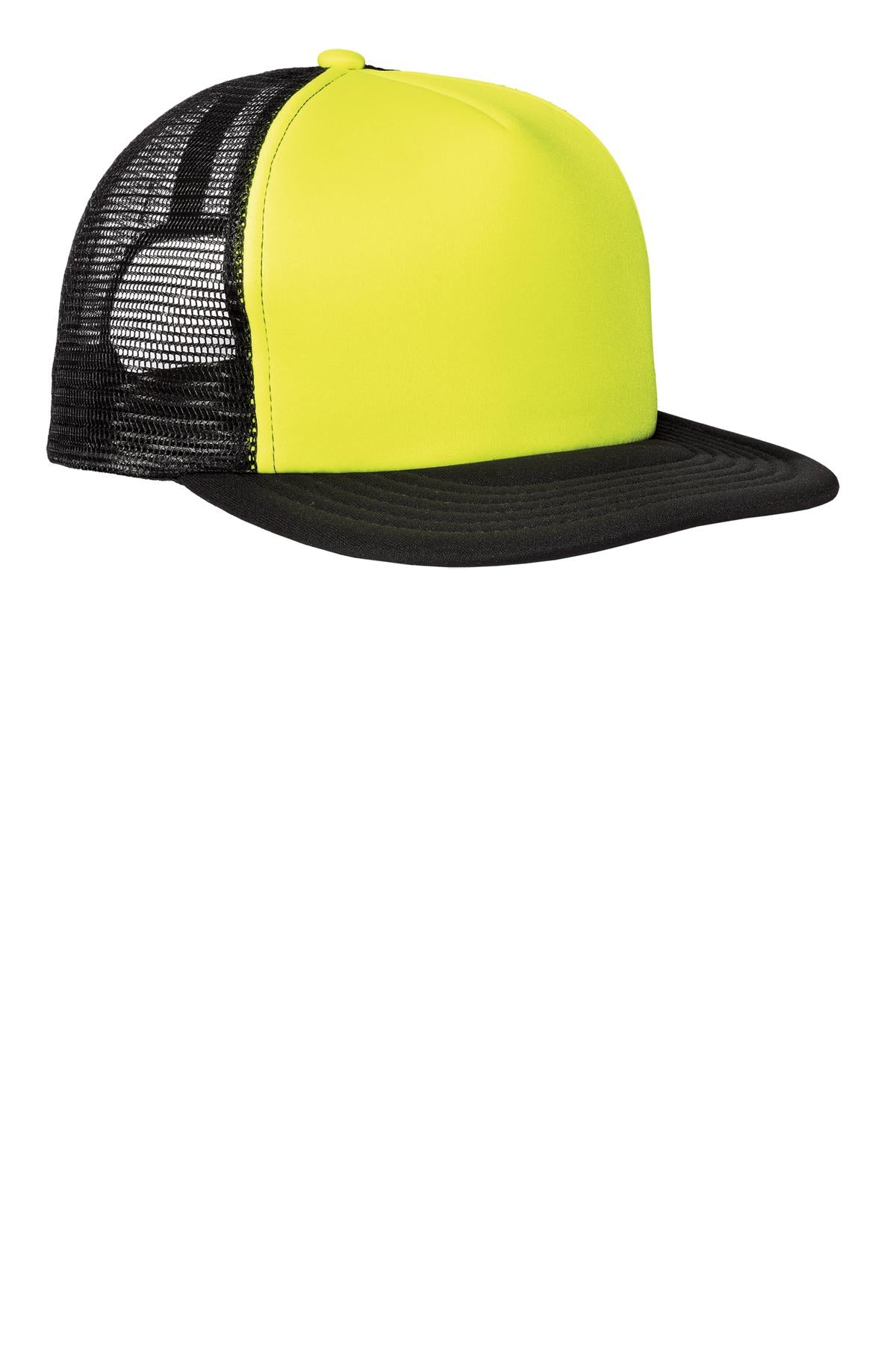 District ®  Flat Bill Snapback Trucker Cap. DT624 | Add Your Logo