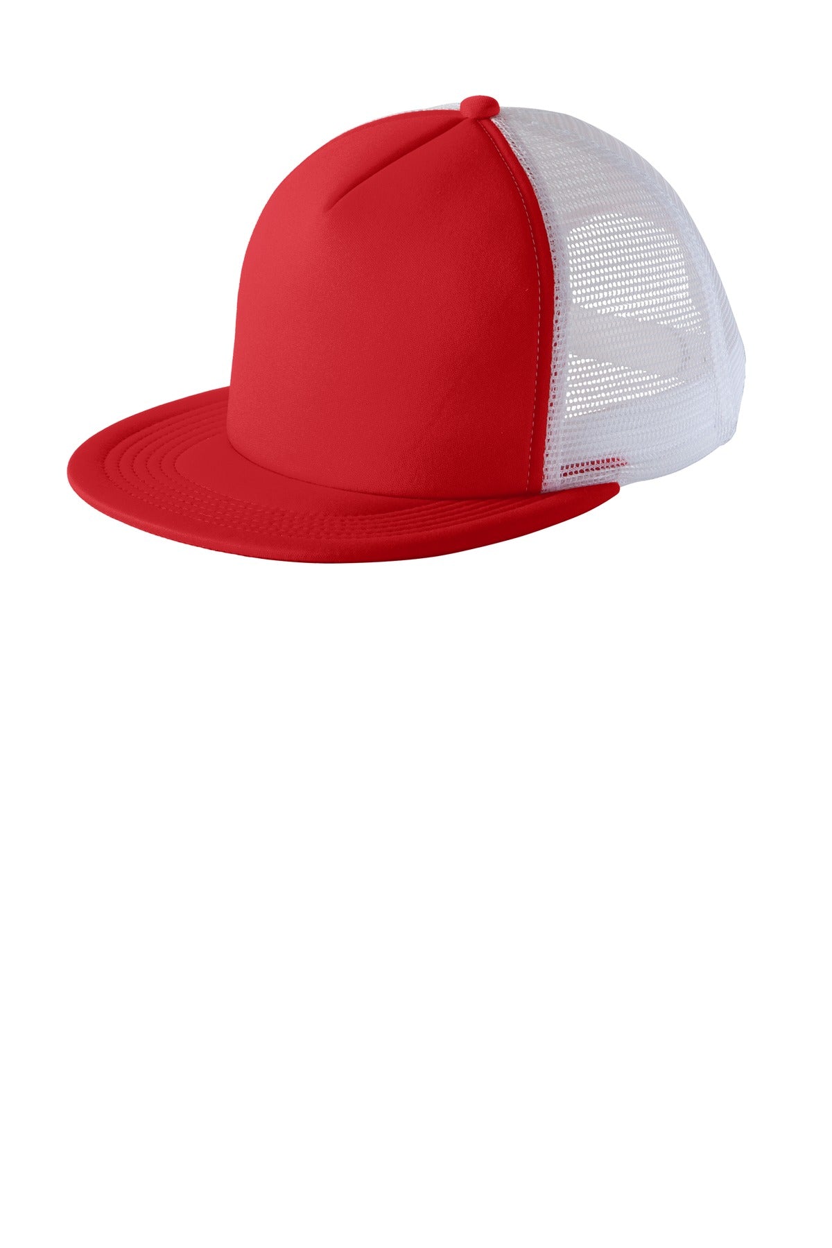 District ®  Flat Bill Snapback Trucker Cap. DT624 | Add Your Logo