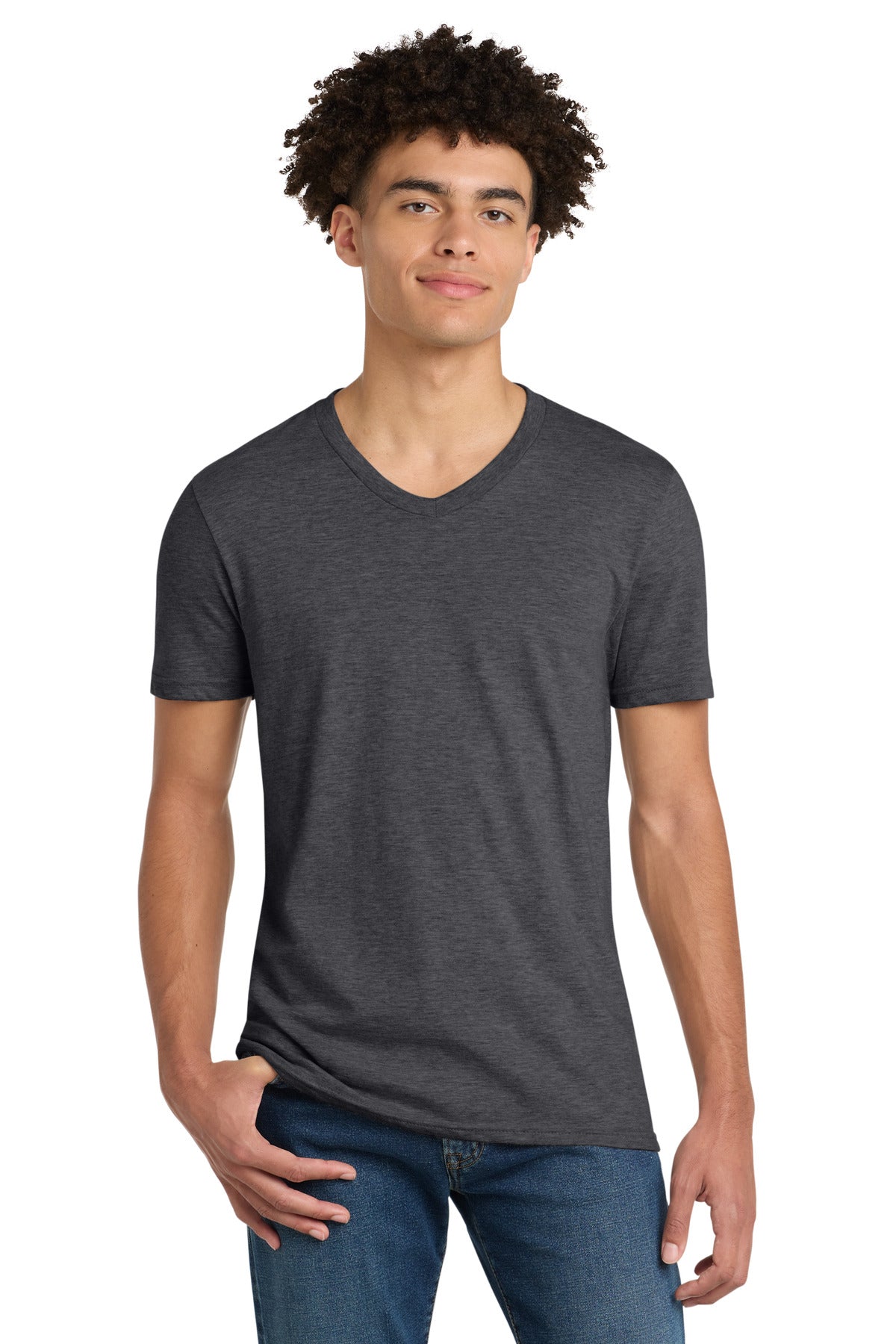 District ®  Very Important Tee ®  V-Neck. DT6500 | Add Your Logo