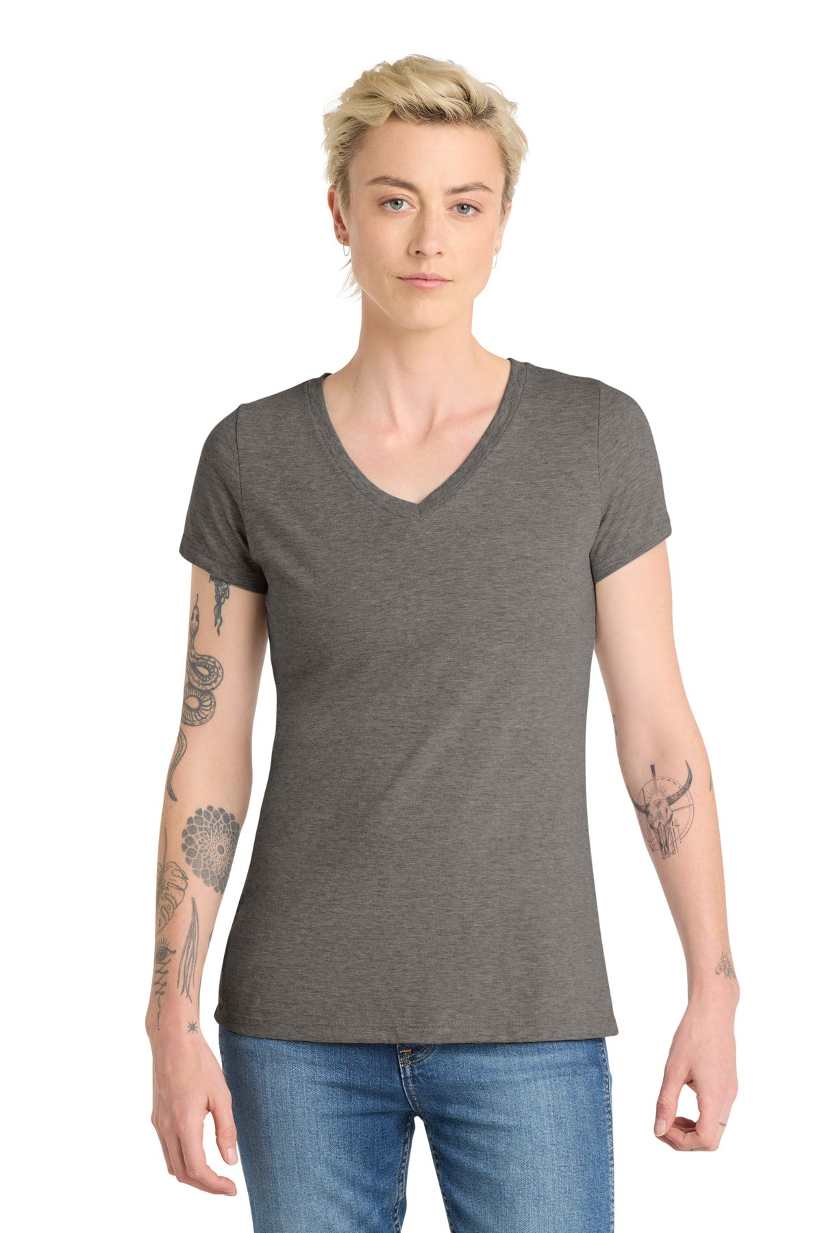 District  ®  Women's Very Important Tee  ®  V-Neck. DT6503 | Add Your Logo