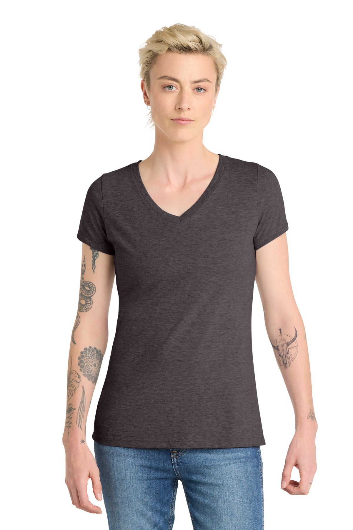 District  ®  Women's Very Important Tee  ®  V-Neck. DT6503 | Add Your Logo