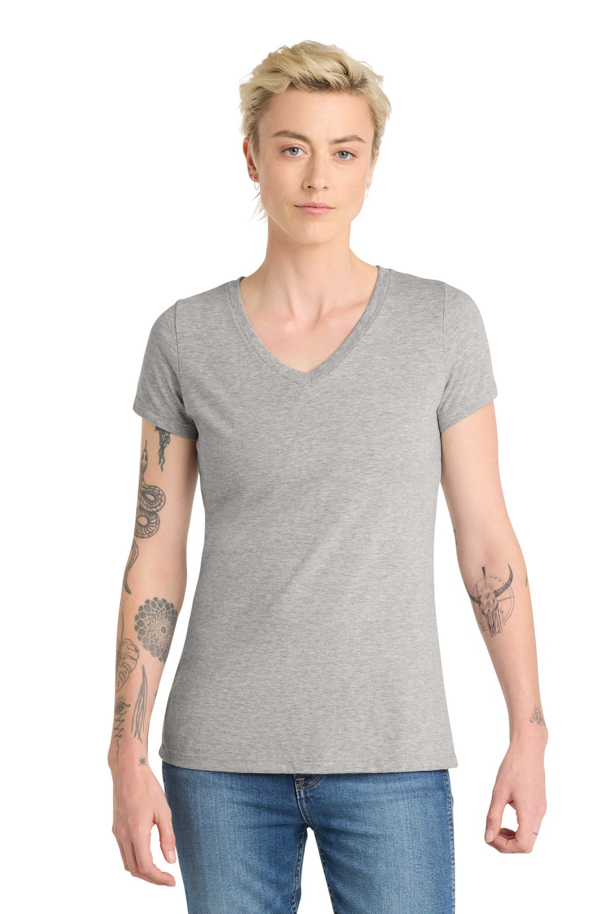District  ®  Women's Very Important Tee  ®  V-Neck. DT6503 | Add Your Logo