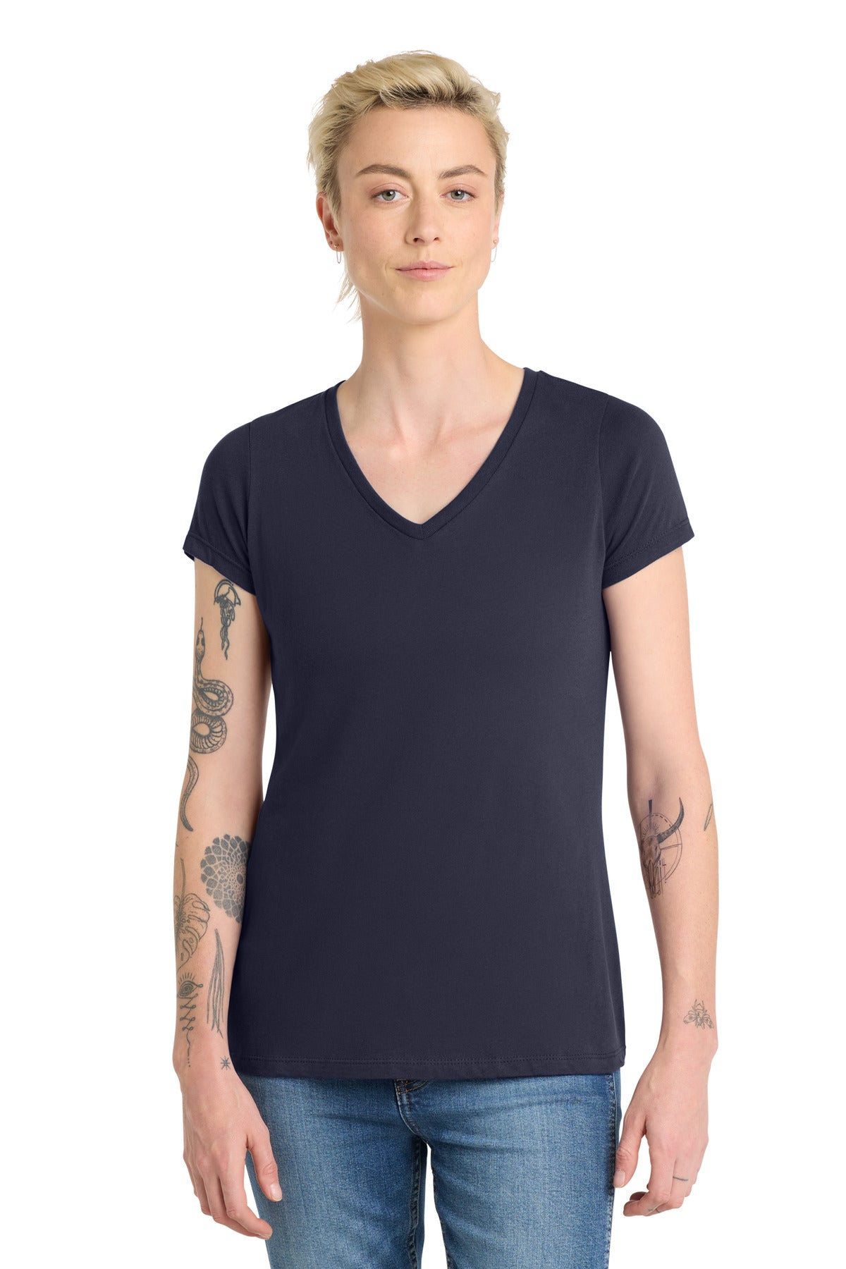 District  ®  Women's Very Important Tee  ®  V-Neck. DT6503 | Add Your Logo