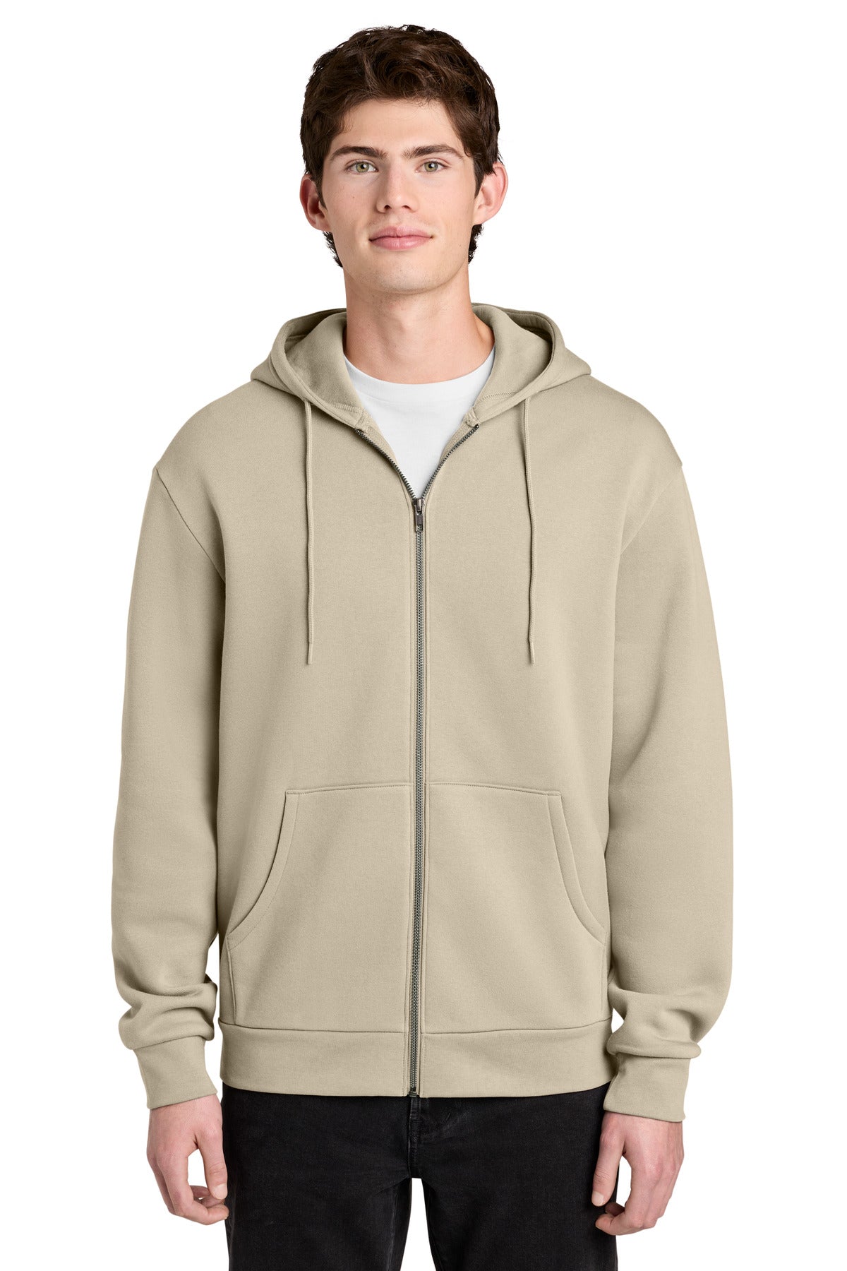 District ®  MelloFleece Full-Zip Hoodie DT6702 | Add Your Logo