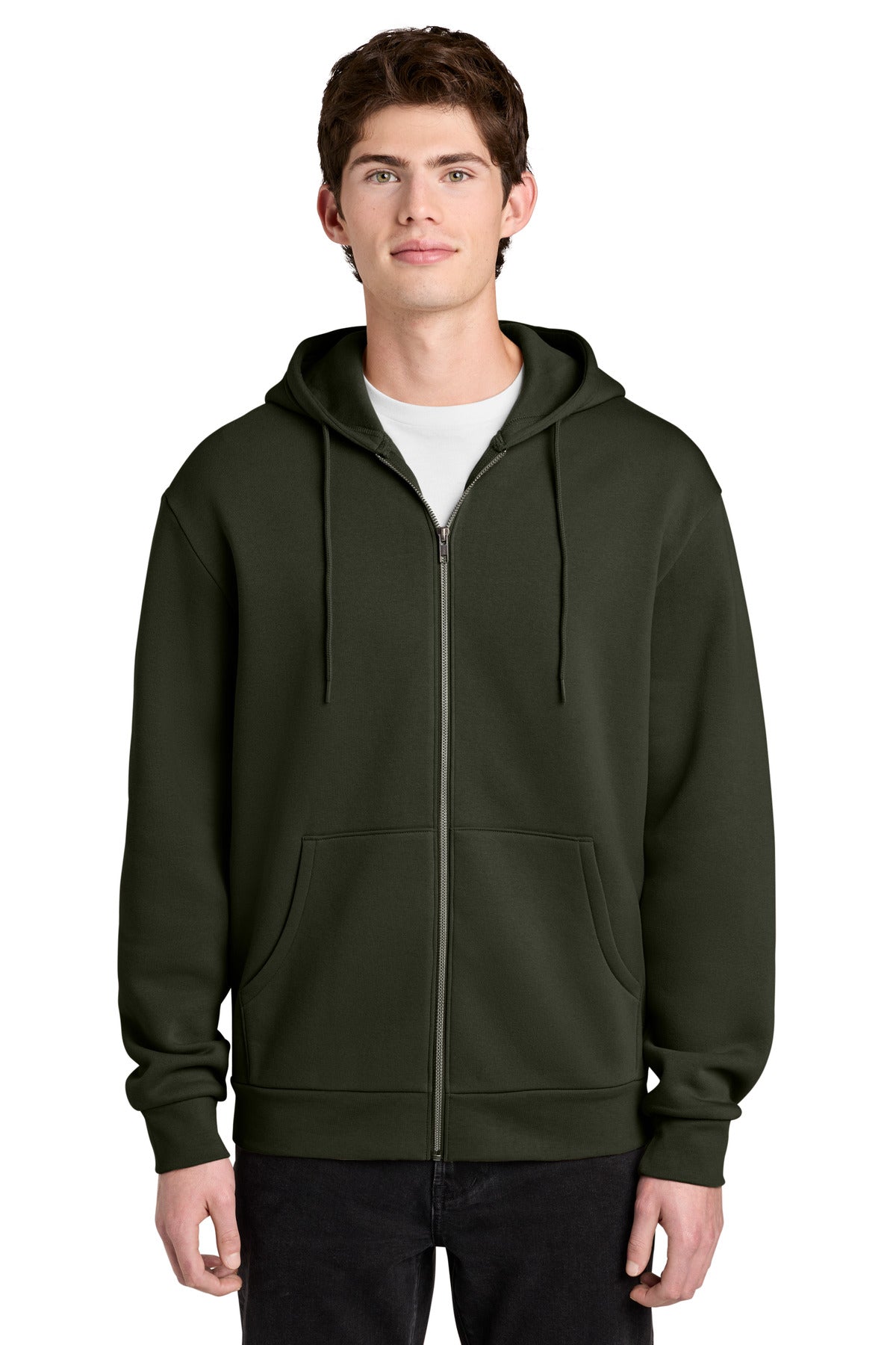 District ®  MelloFleece Full-Zip Hoodie DT6702 | Add Your Logo
