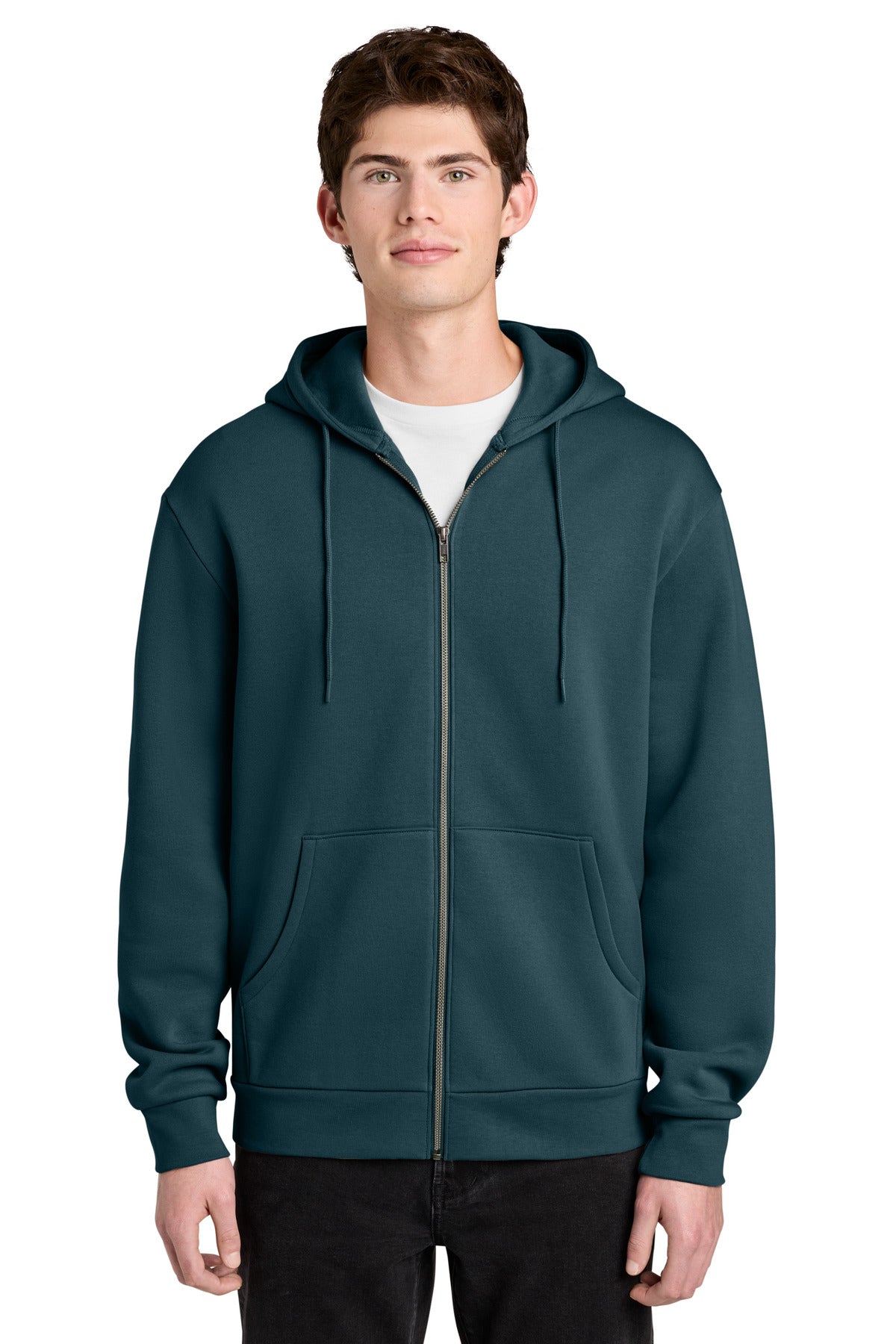 District ®  MelloFleece Full-Zip Hoodie DT6702 | Add Your Logo