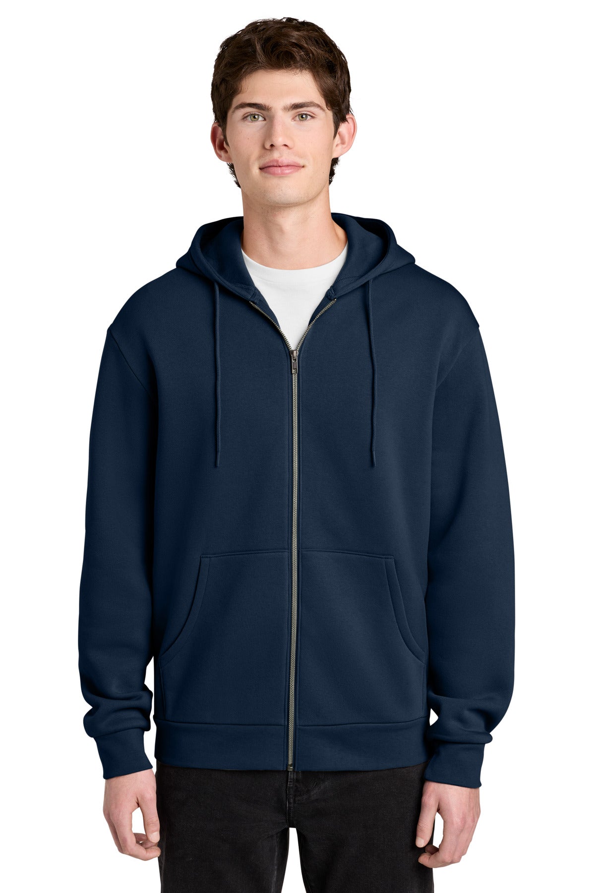 District ®  MelloFleece Full-Zip Hoodie DT6702 | Add Your Logo
