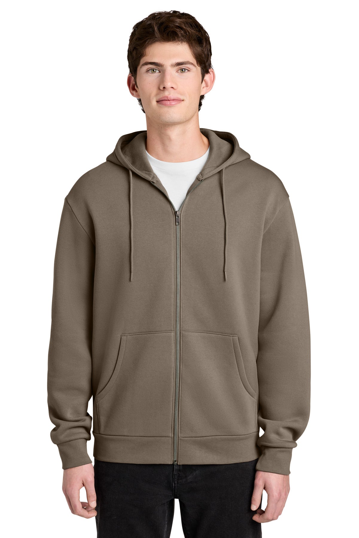 District ®  MelloFleece Full-Zip Hoodie DT6702 | Add Your Logo