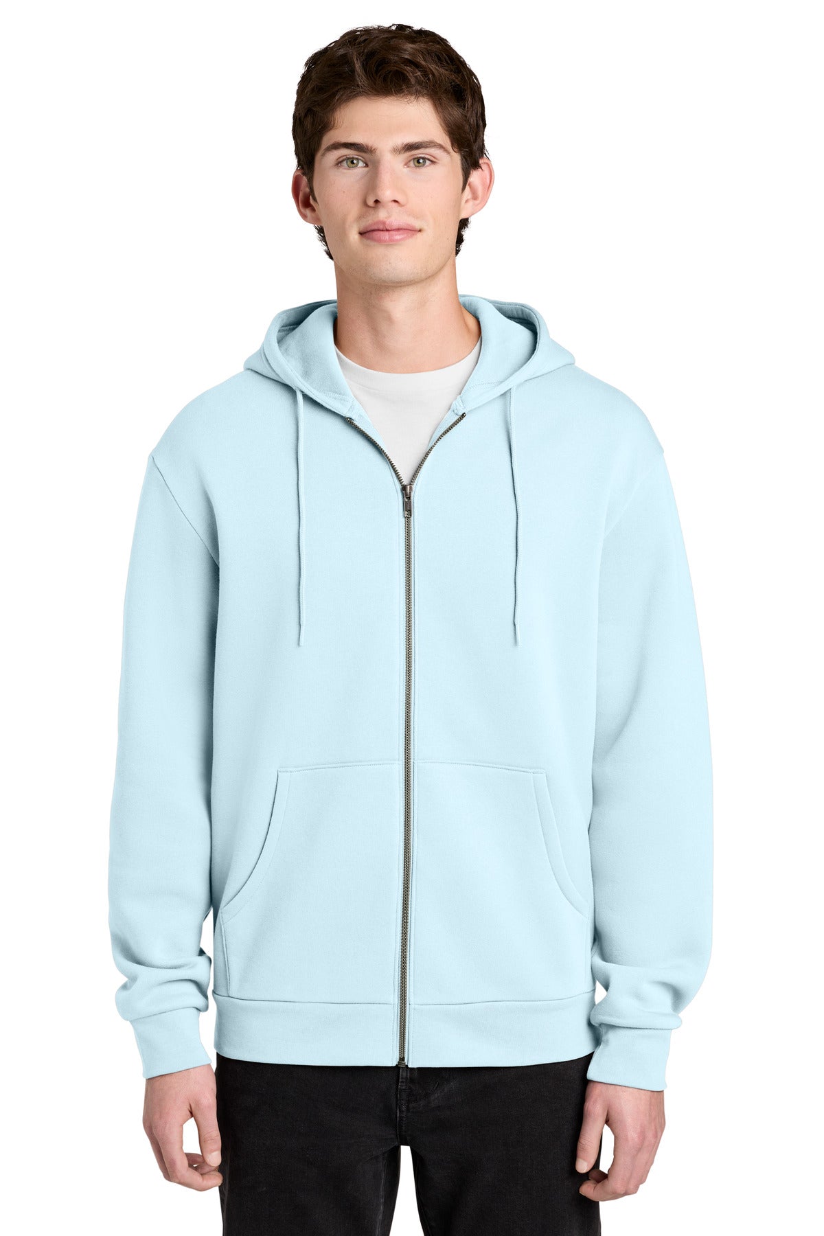 District ®  MelloFleece Full-Zip Hoodie DT6702 | Add Your Logo