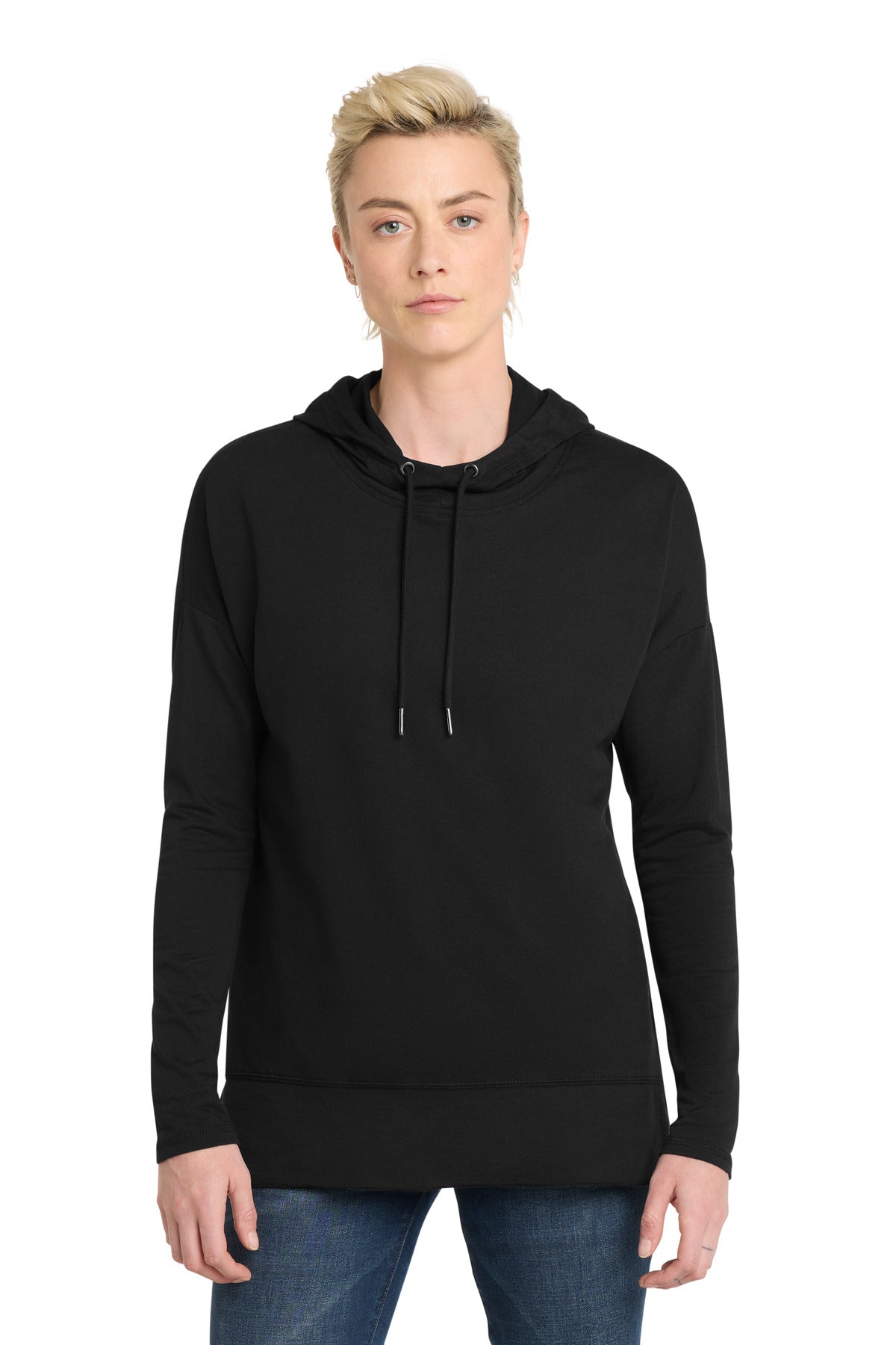 District  ®  Women's Featherweight French Terry  ™  Hoodie DT671 | Add Your Logo