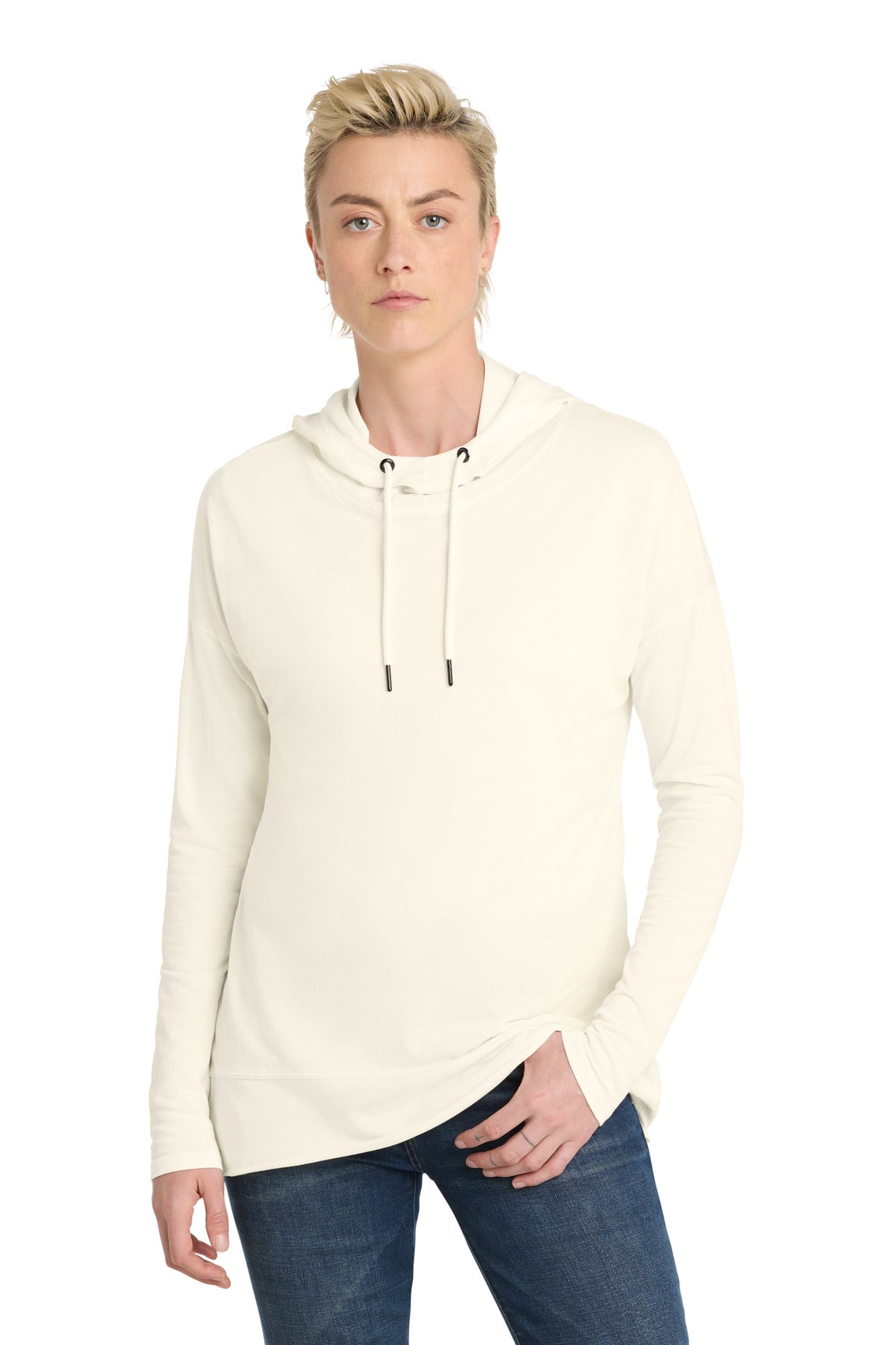 District  ®  Women's Featherweight French Terry  ™  Hoodie DT671 | Add Your Logo