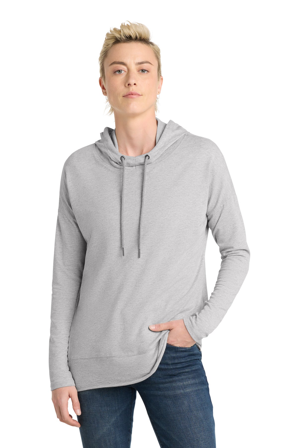 District  ®  Women's Featherweight French Terry  ™  Hoodie DT671 | Add Your Logo