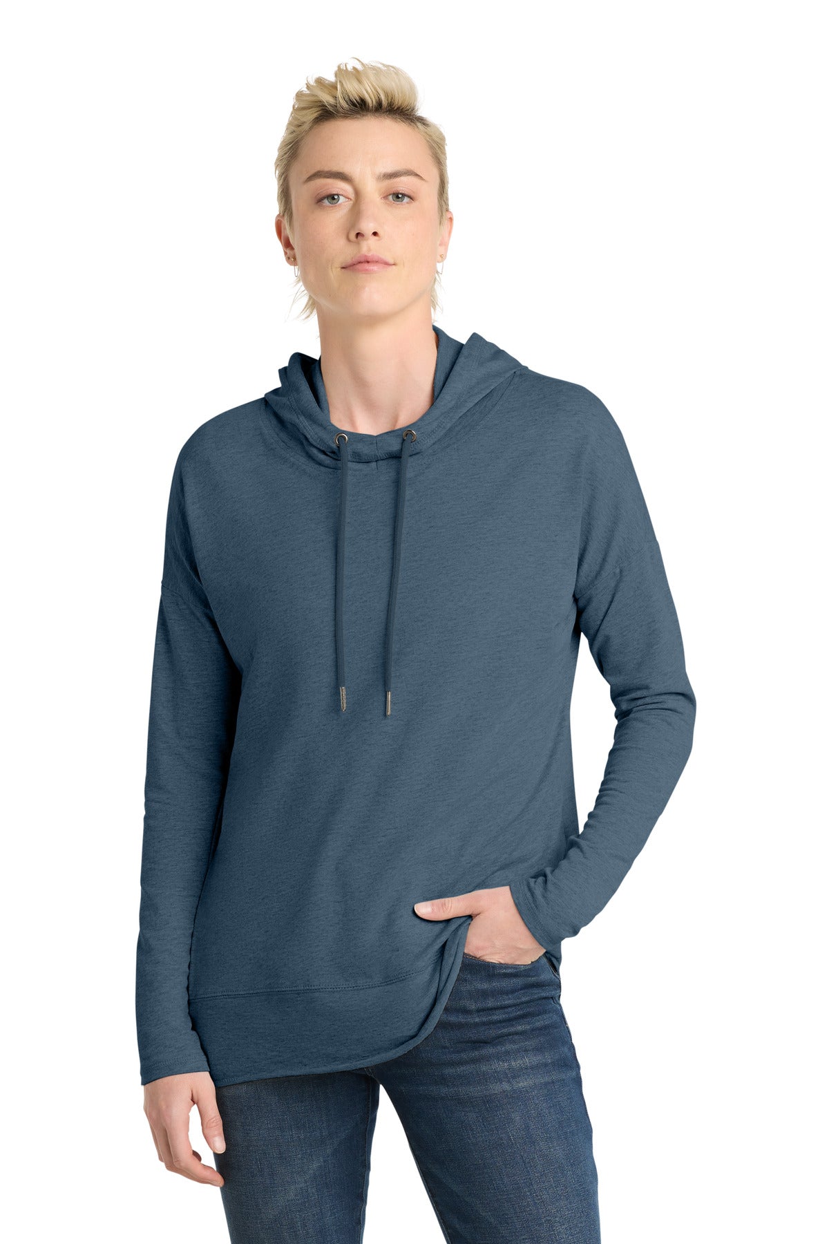 District  ®  Women's Featherweight French Terry  ™  Hoodie DT671 | Add Your Logo