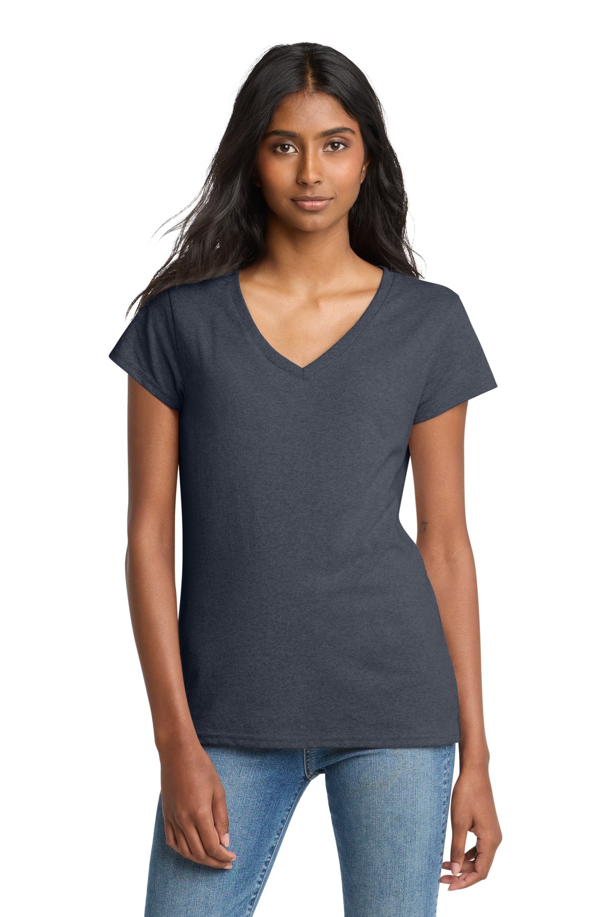 District  ®  Women's Re-Tee  ™  V-Neck DT8001 | Add Your Logo