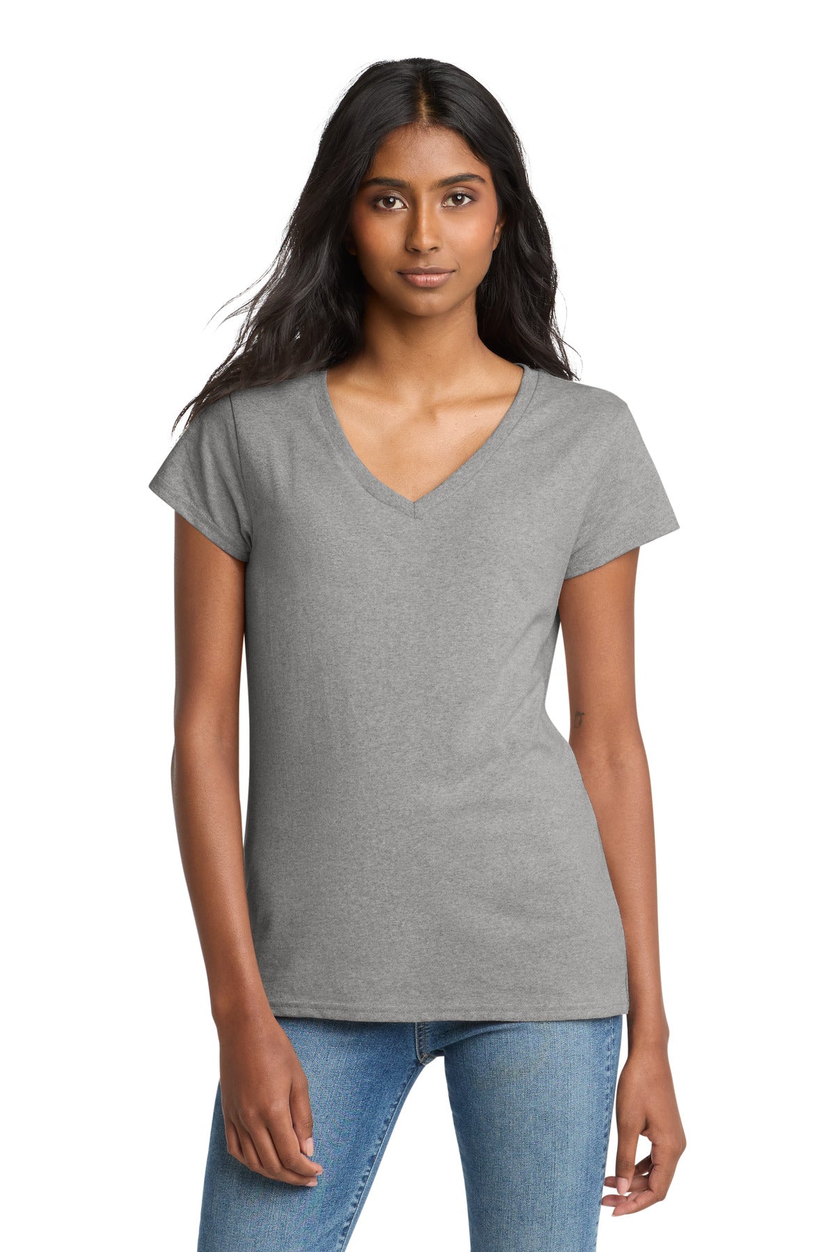 District  ®  Women's Re-Tee  ™  V-Neck DT8001 | Add Your Logo