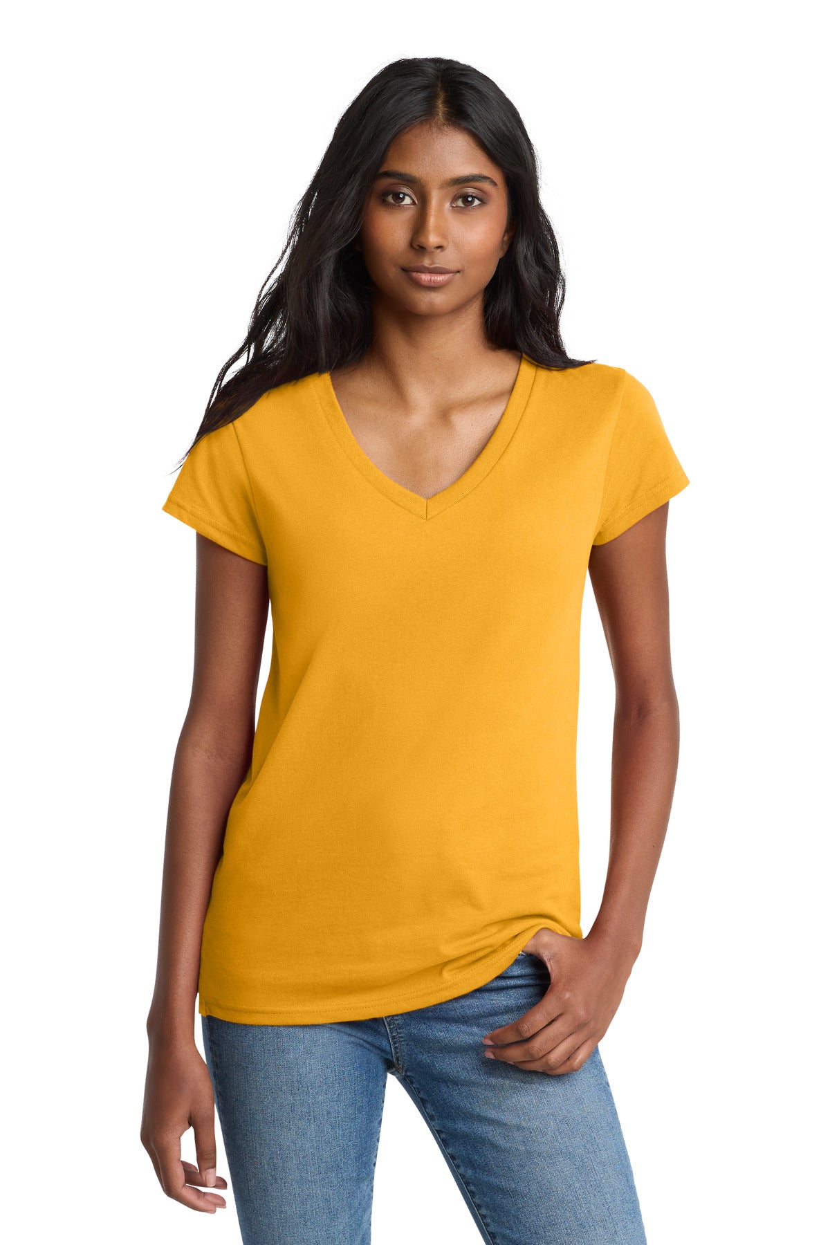 District  ®  Women's Re-Tee  ™  V-Neck DT8001 | Add Your Logo