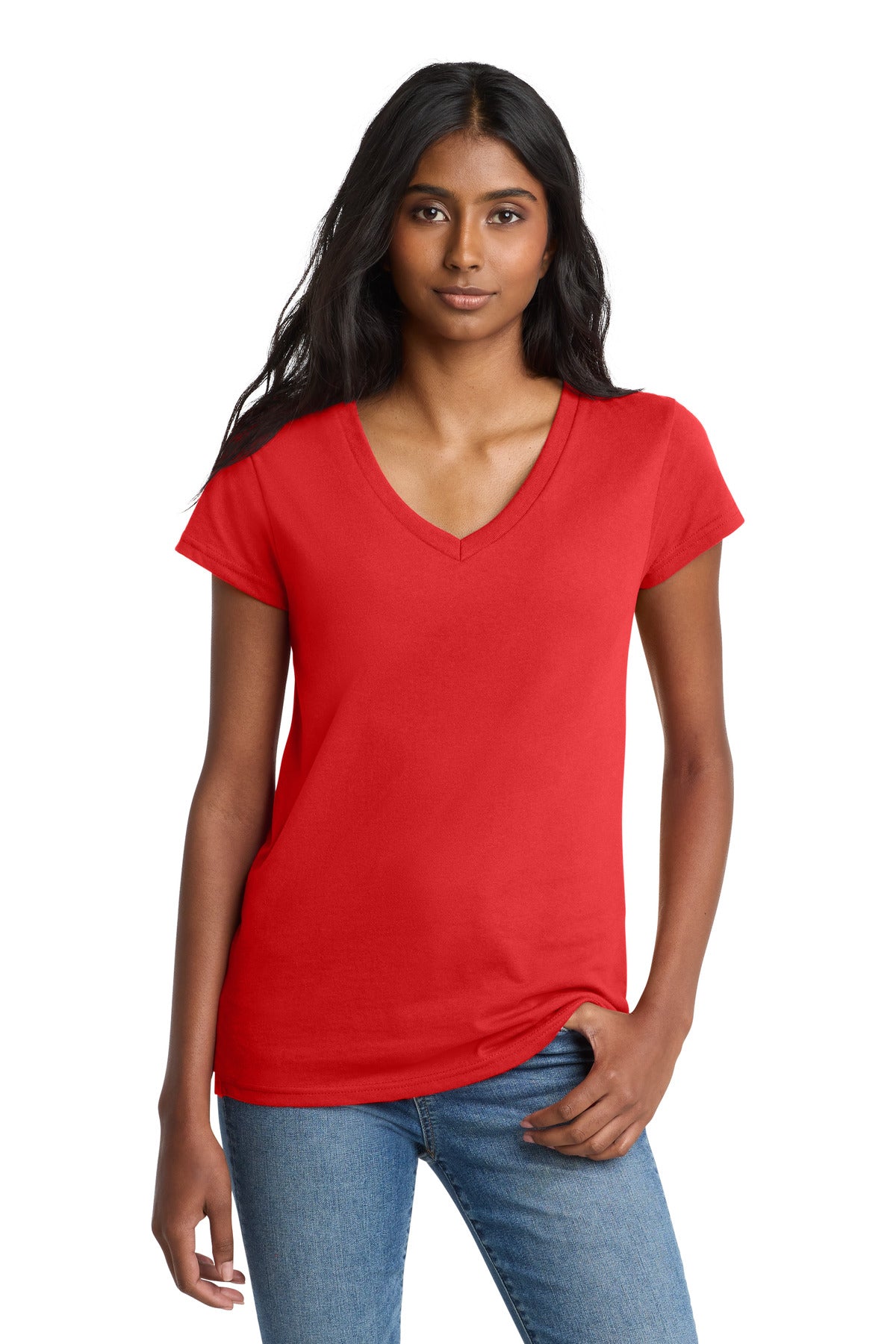 District  ®  Women's Re-Tee  ™  V-Neck DT8001 | Add Your Logo
