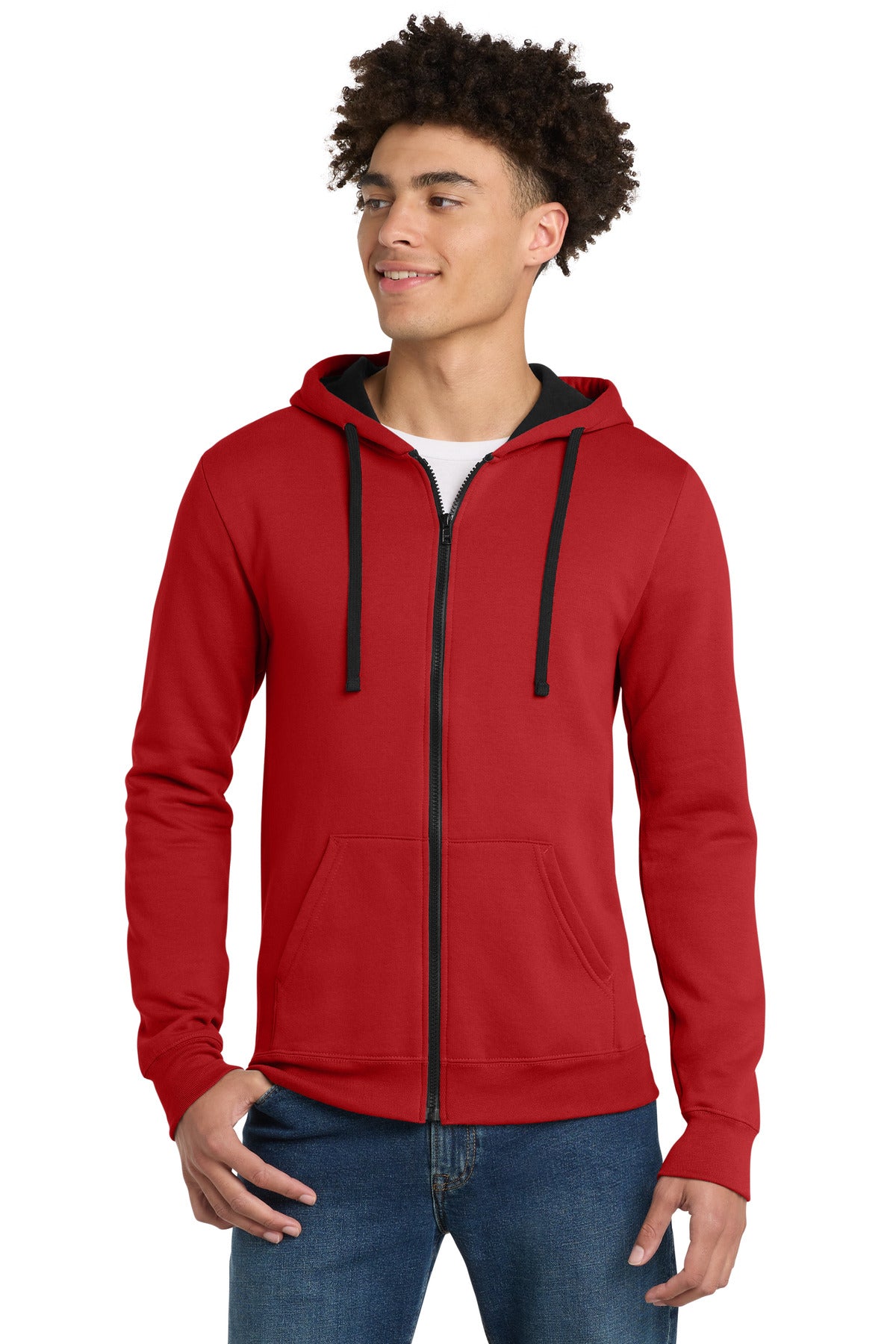 District ®  The Concert Fleece ®  Full-Zip Hoodie. DT800 | Add Your Logo