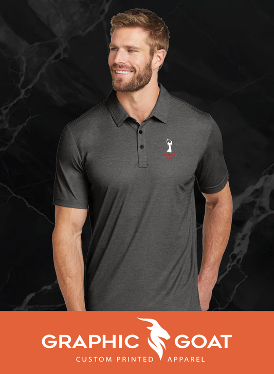 Darkside Golf x TravisMathew Oceanside Heather Polo – Ghost Edition