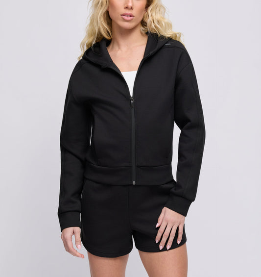 UNRL Essence Full-Zip Hoodie â€“ Black