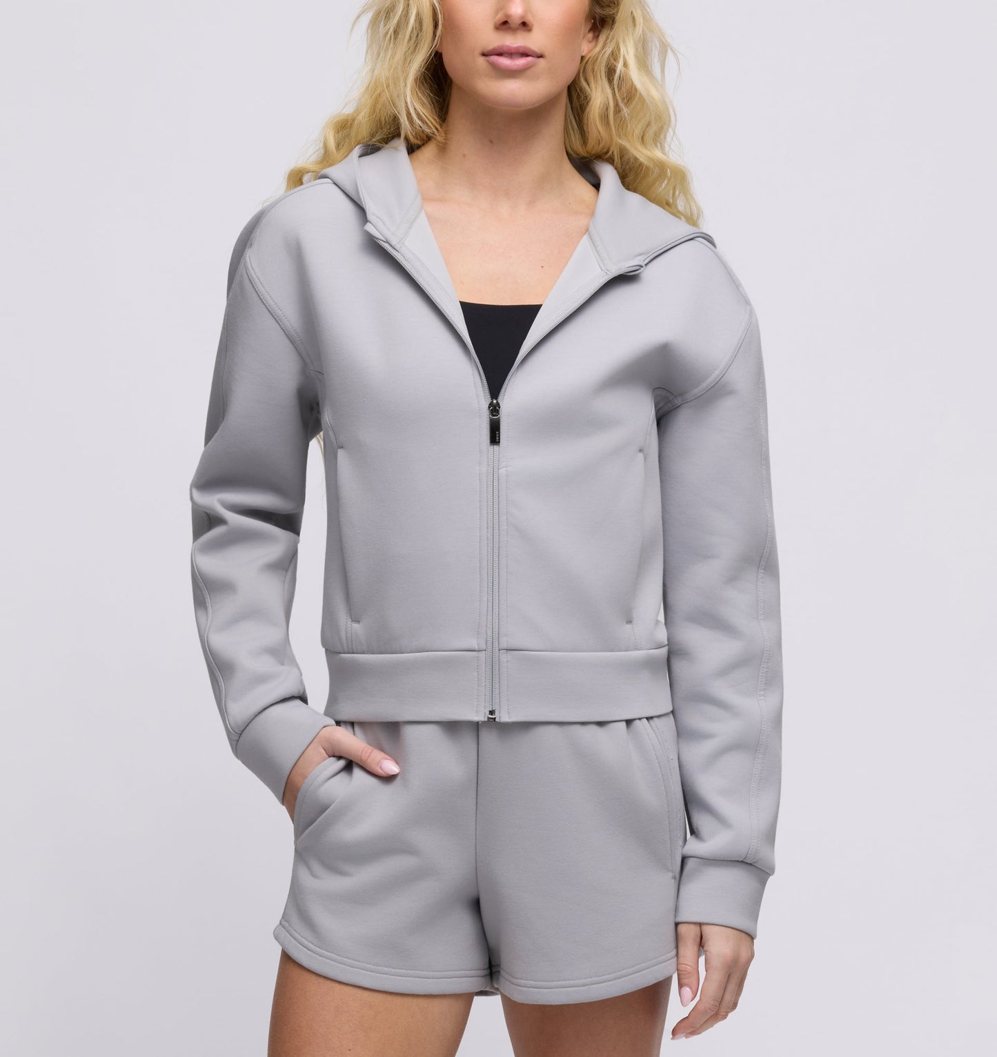 UNRL Essence Full-Zip Hoodie â€“ Core Gray