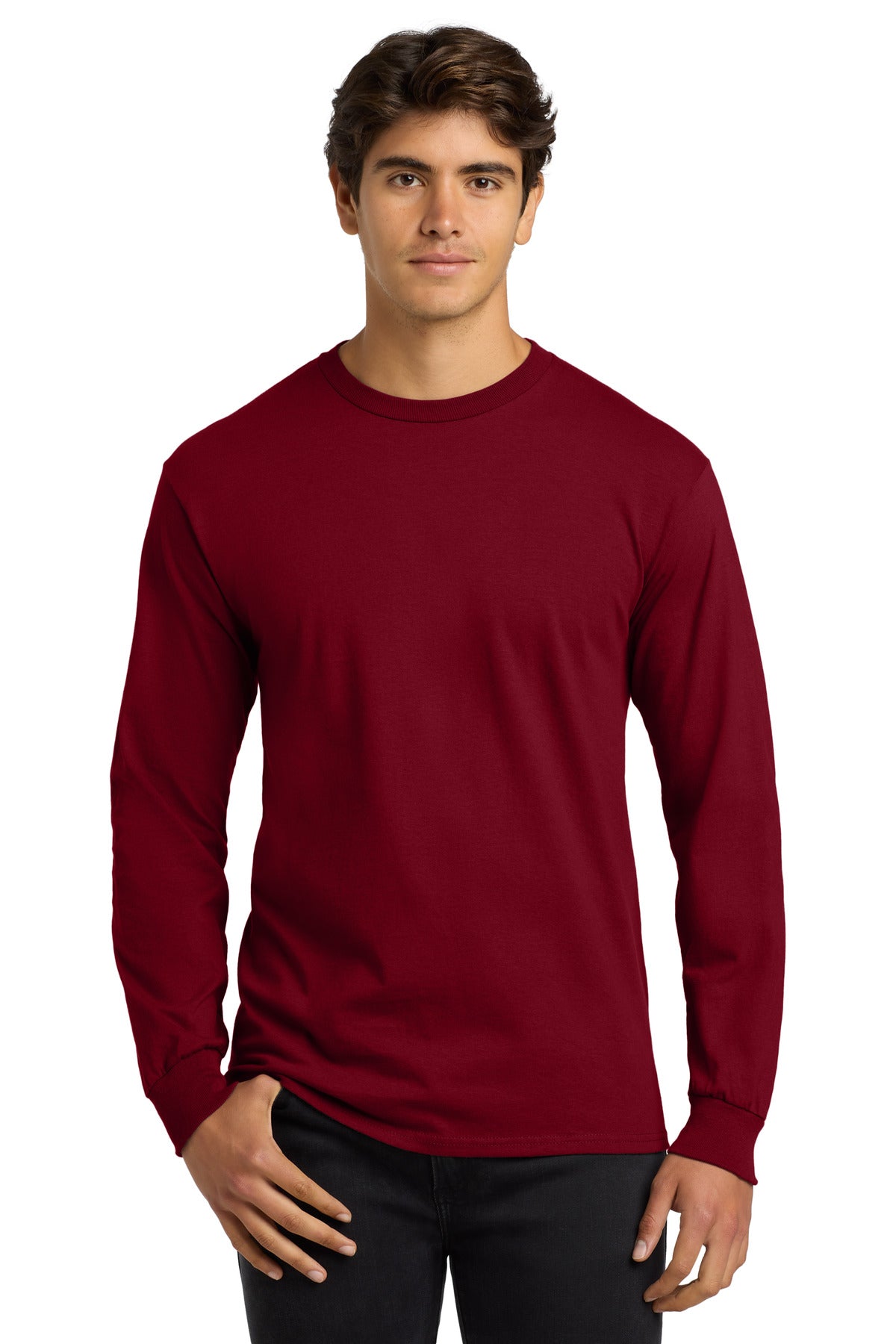 Gildan   - Ultra Cotton   100% US Cotton Long Sleeve T-Shirt.  G2400