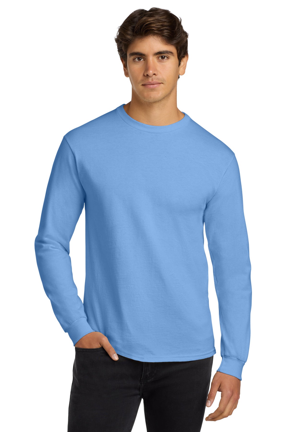 Gildan   - Ultra Cotton   100% US Cotton Long Sleeve T-Shirt.  G2400