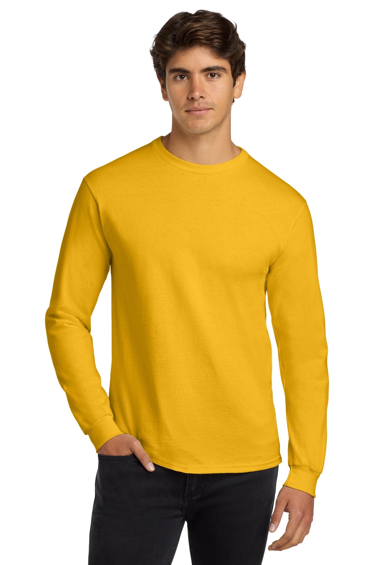 Gildan   - Ultra Cotton   100% US Cotton Long Sleeve T-Shirt.  G2400
